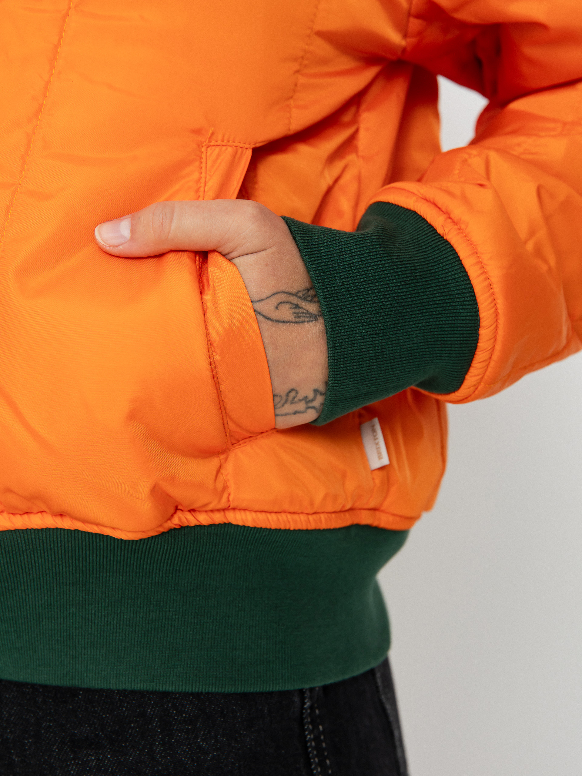 Bunda Brixton Utopia Reversible Bomber Wmn (pine needle)