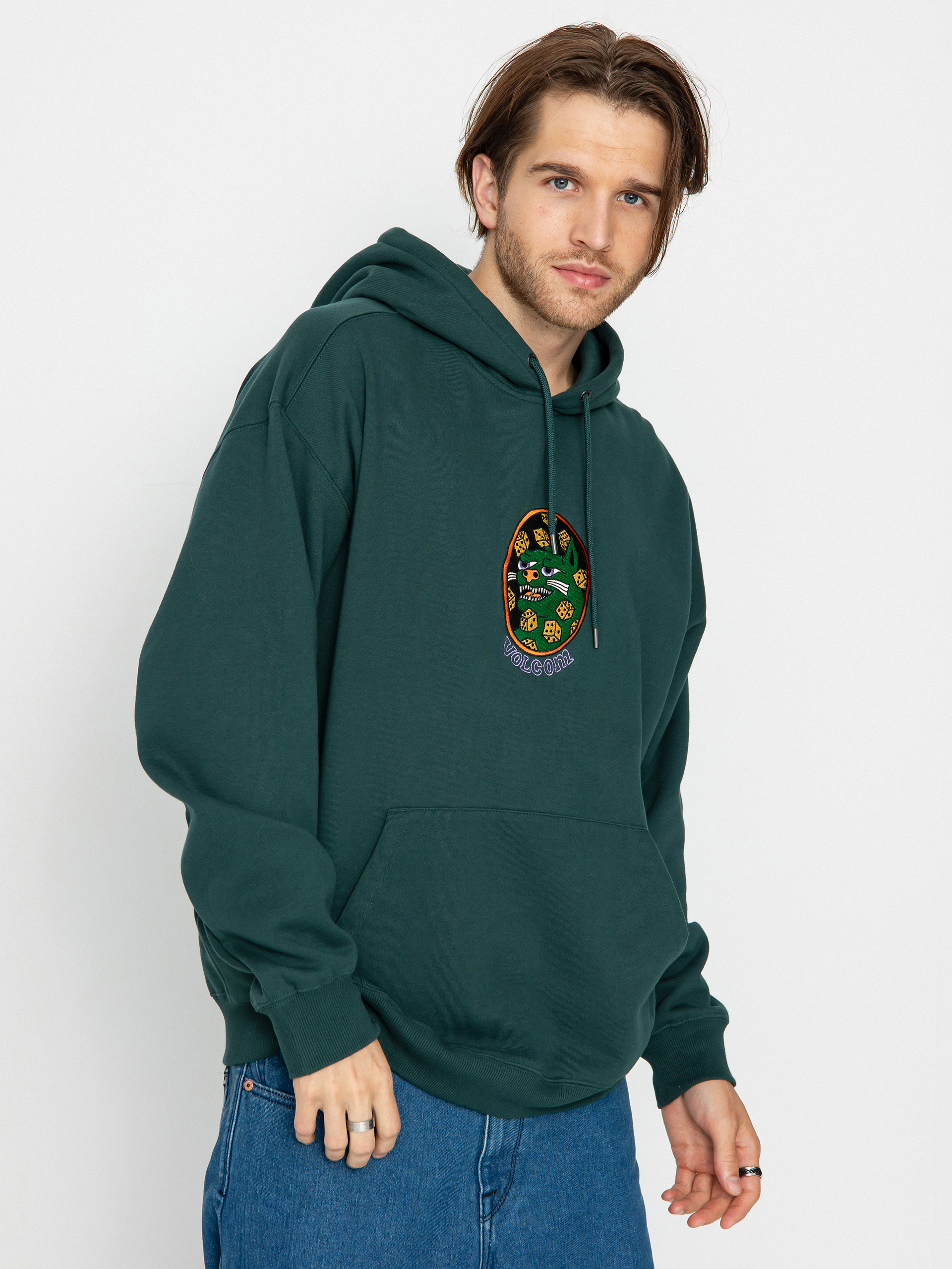 Mikina s kapucí Volcom Fa Nando Von Arb HD (ponderosa pine)