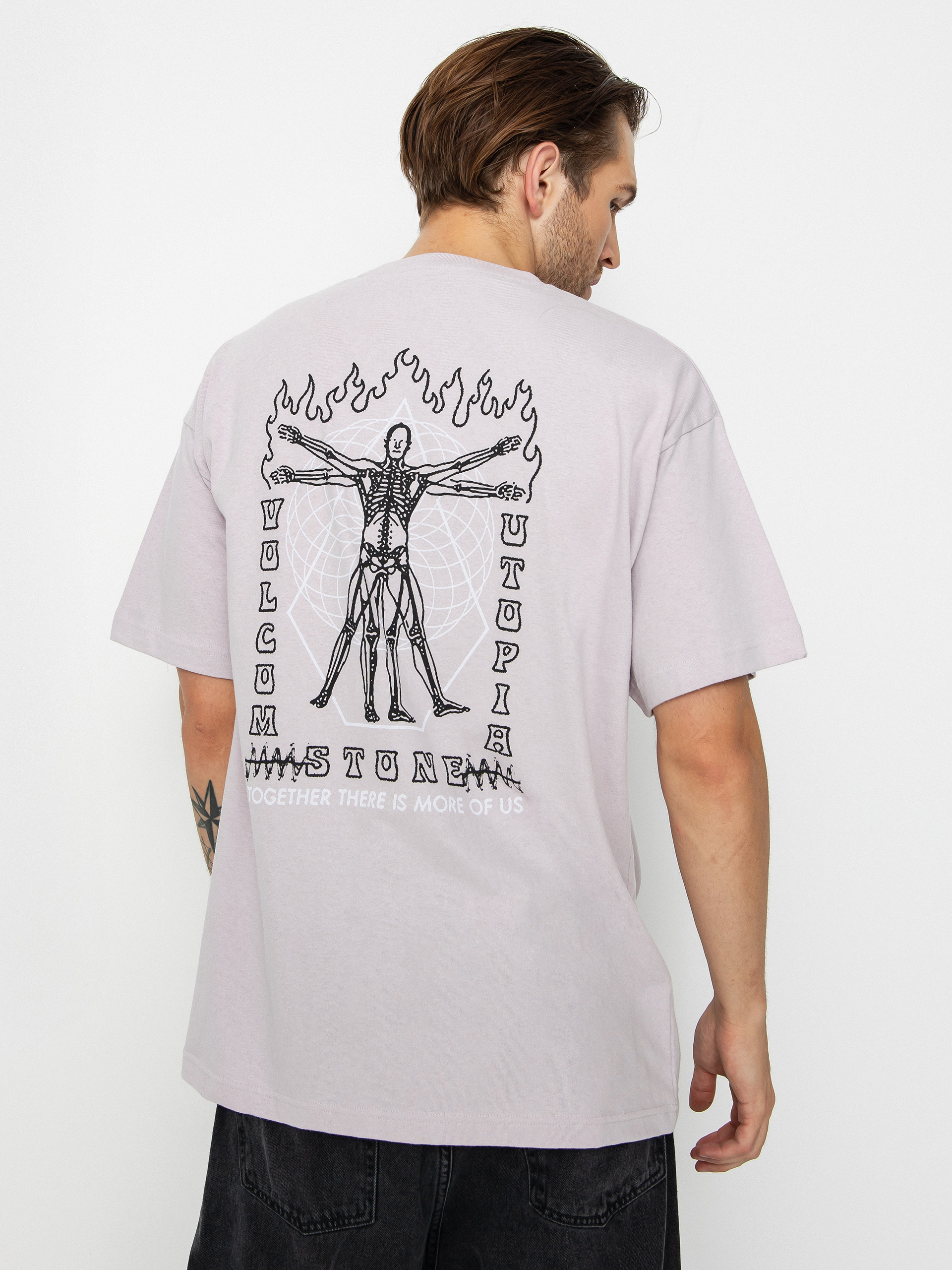 Tričko Volcom Utopic Lse (iris purple)