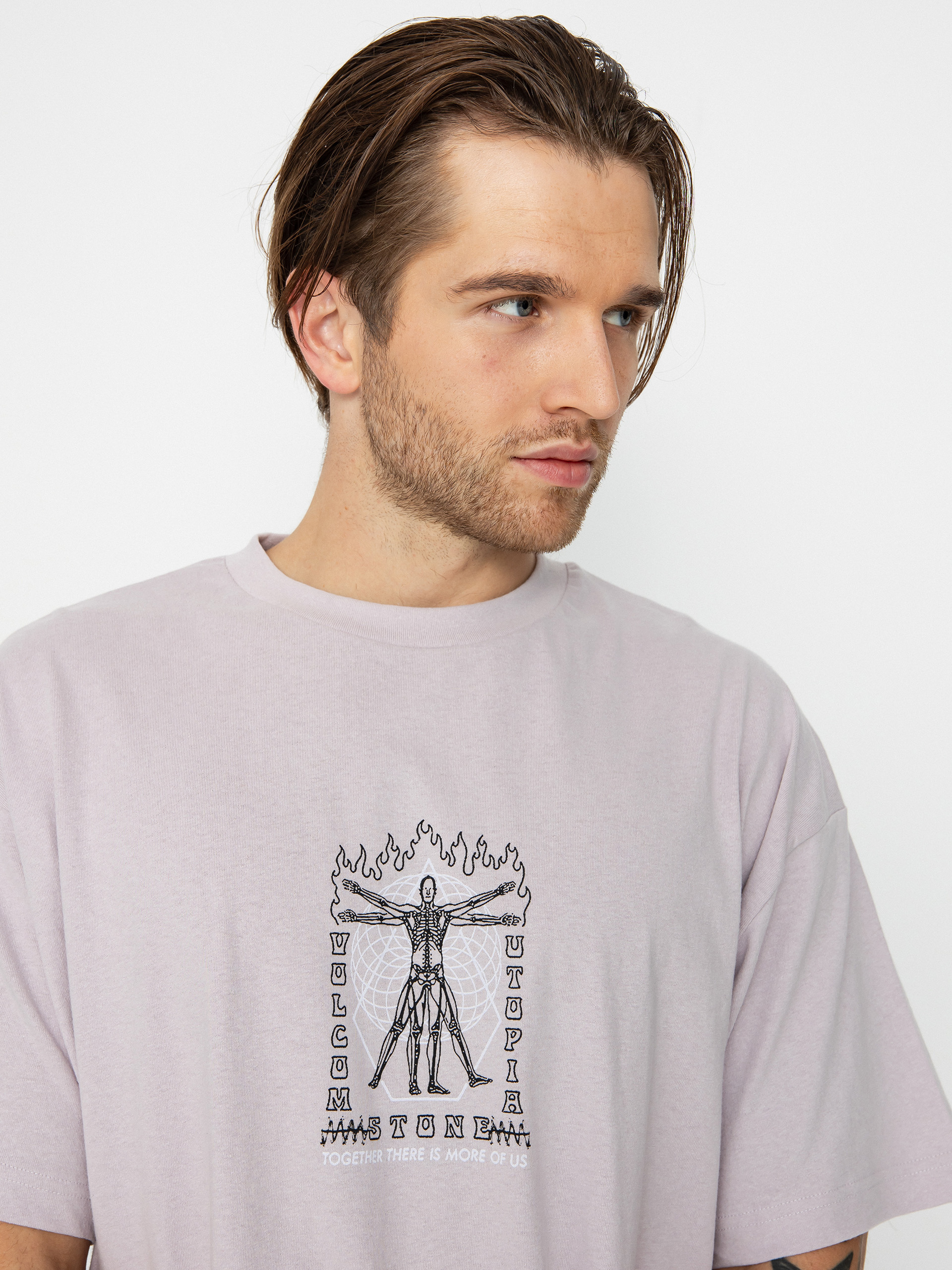 Tričko Volcom Utopic Lse (iris purple)