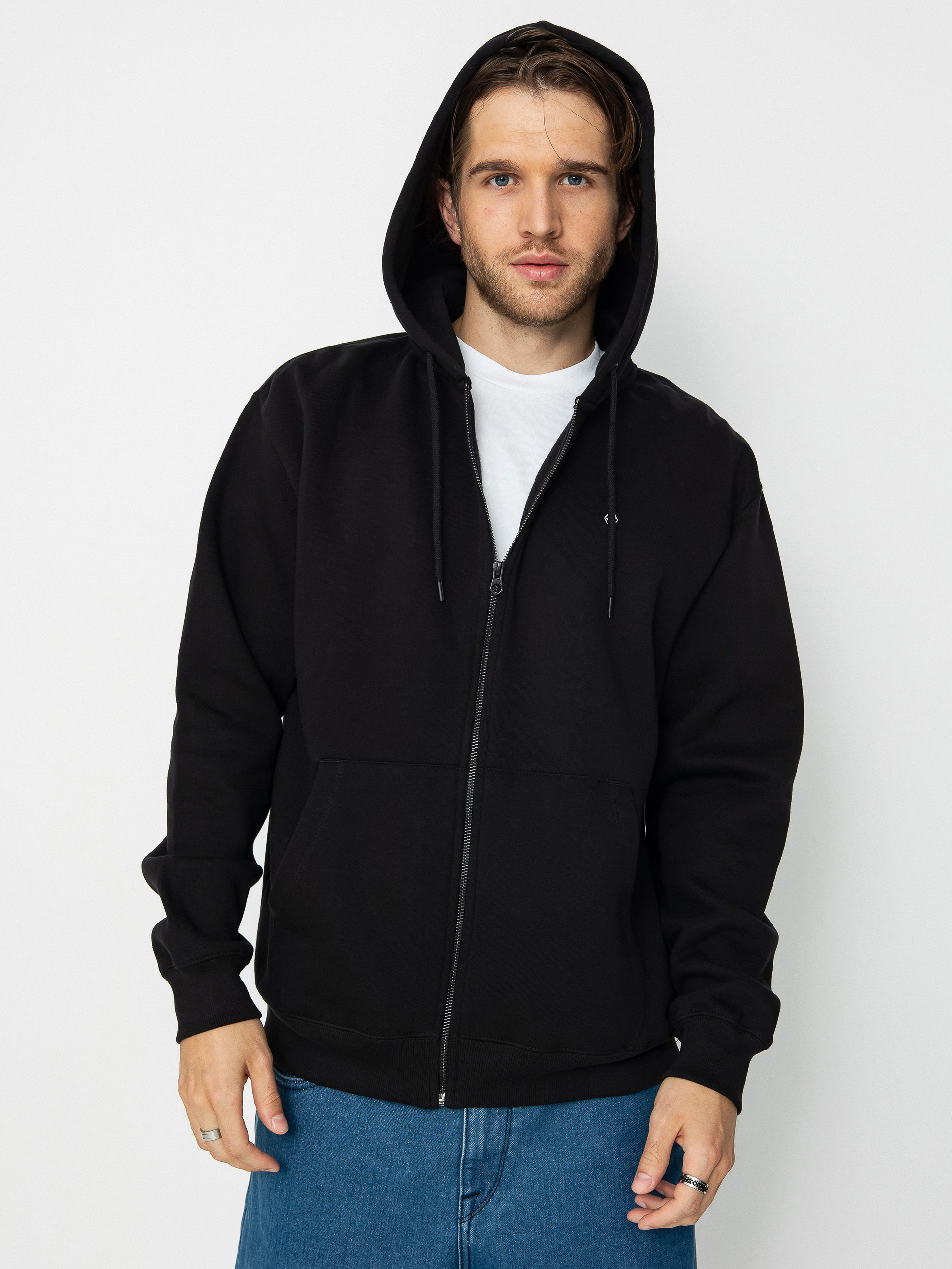 Mikina Volcom Single Stone Zip (black)