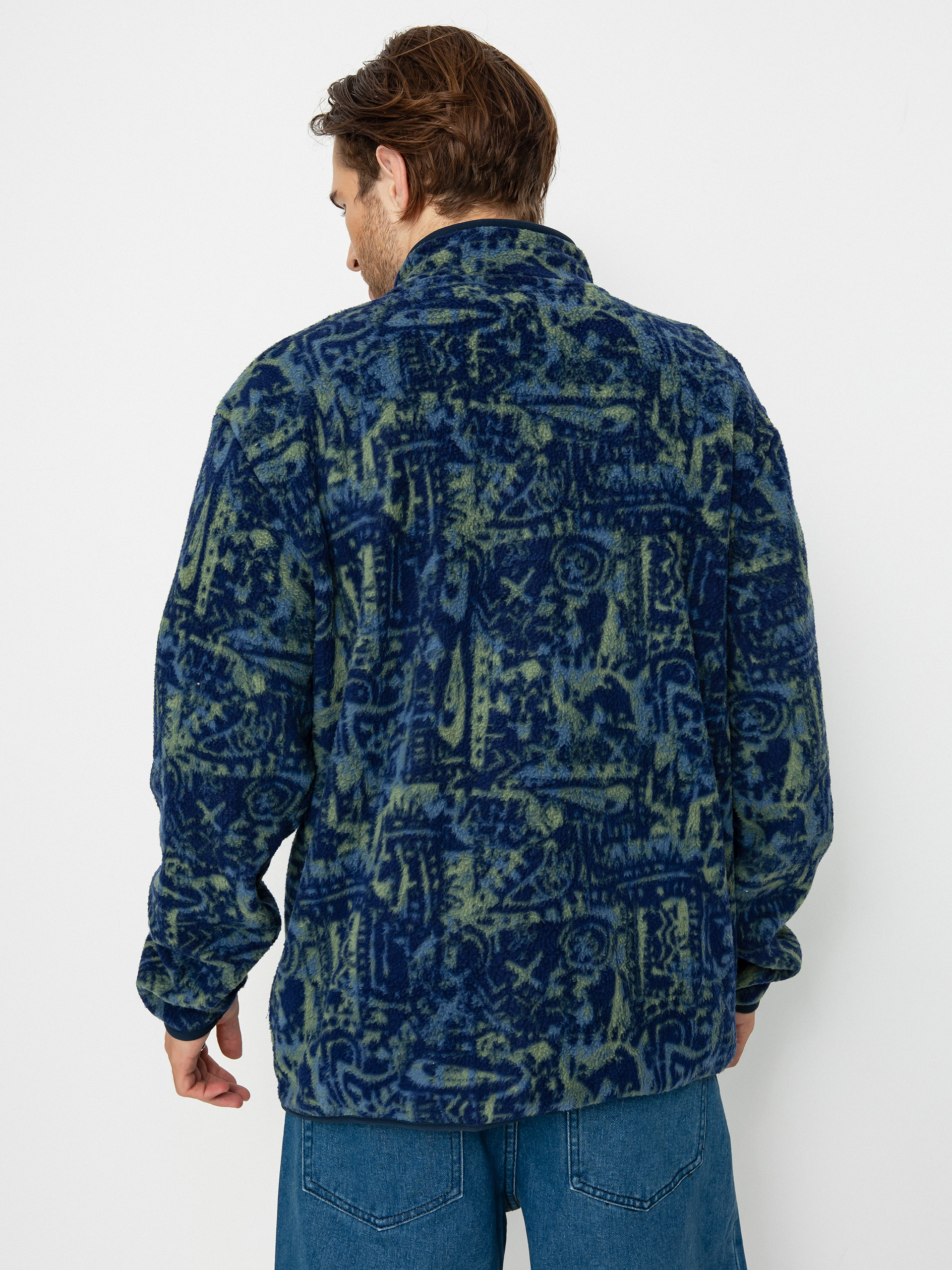 Pánský Fleecová mikina Quiksilver Clean Coasts (navalacademynuvintag)