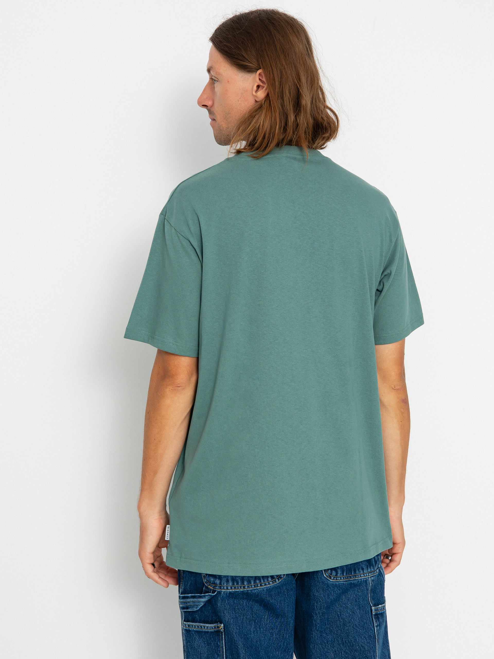 Tričko Iriedaily Grin Cat (dark beryl)