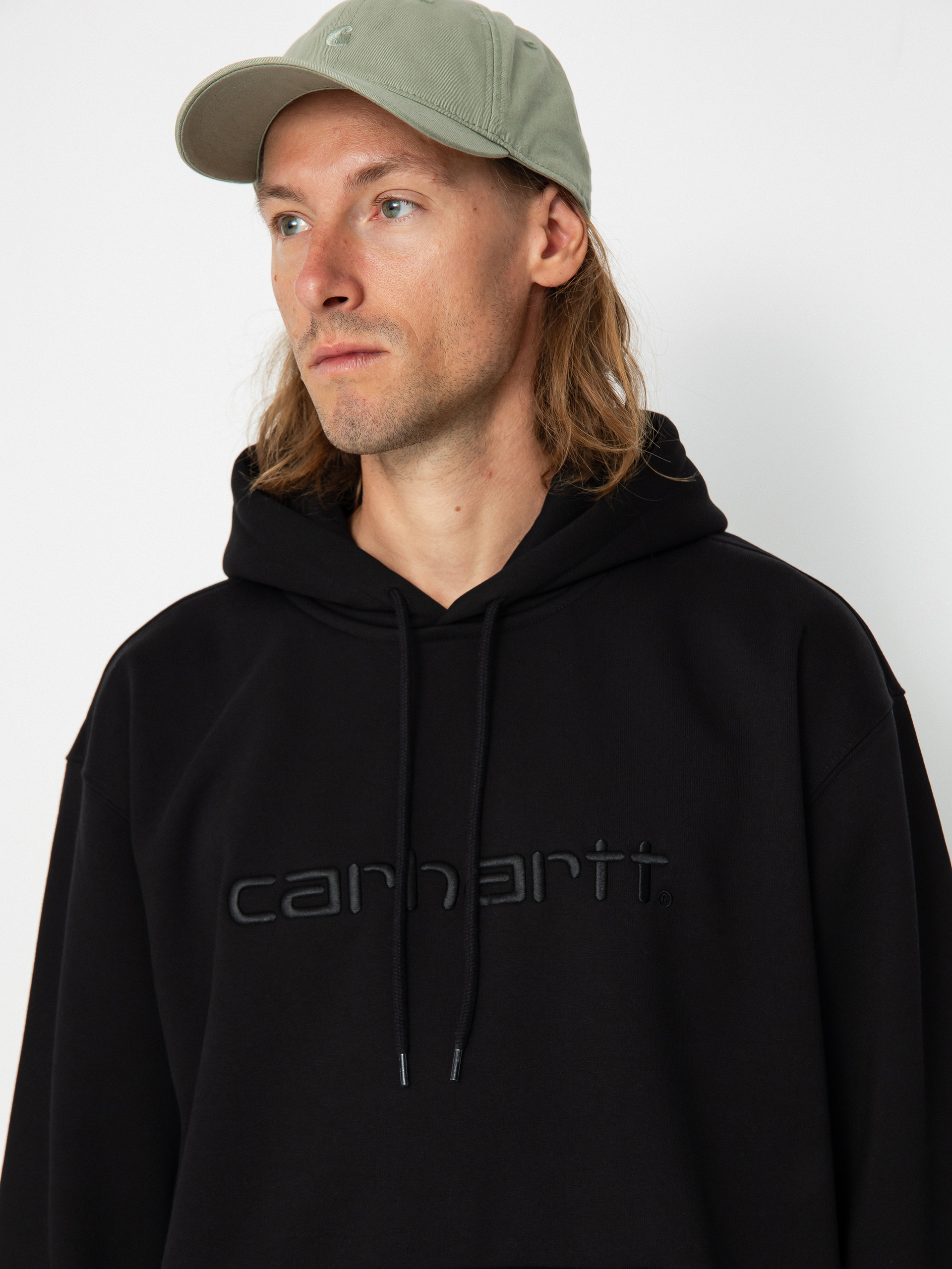 Mikina s kapucí Carhartt WIP Carhartt HD (black/black)