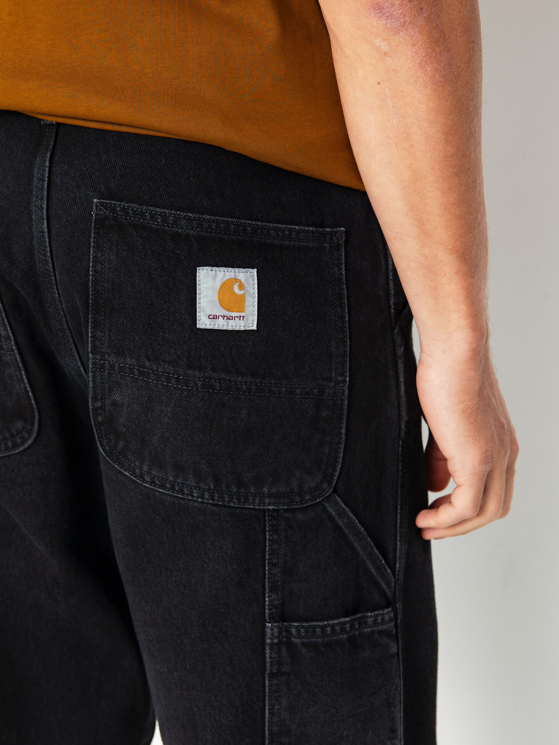 Kalhoty Carhartt WIP Single Knee (black)