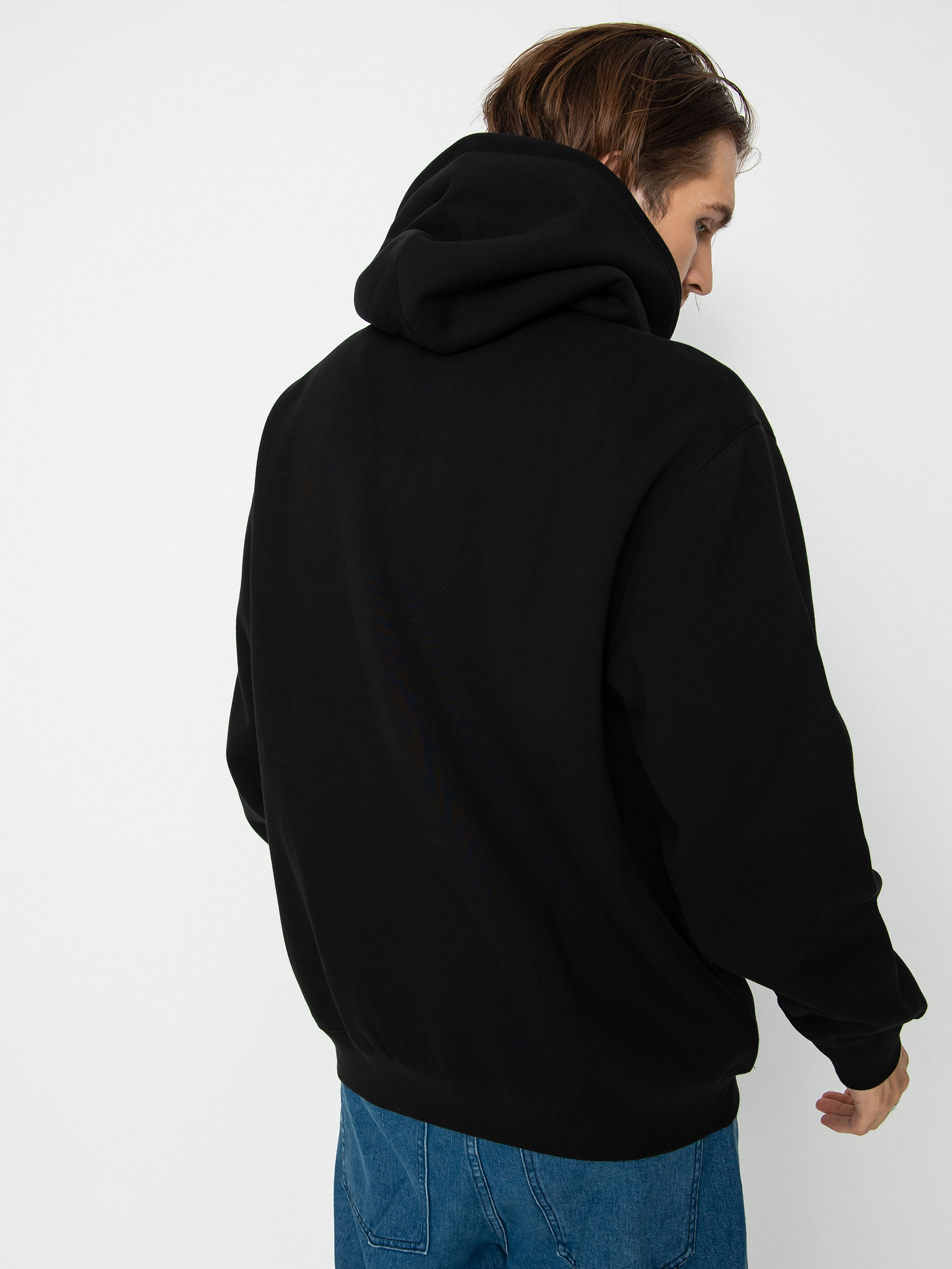 Mikina s kapucí Carhartt WIP Buddy HD (black/red)