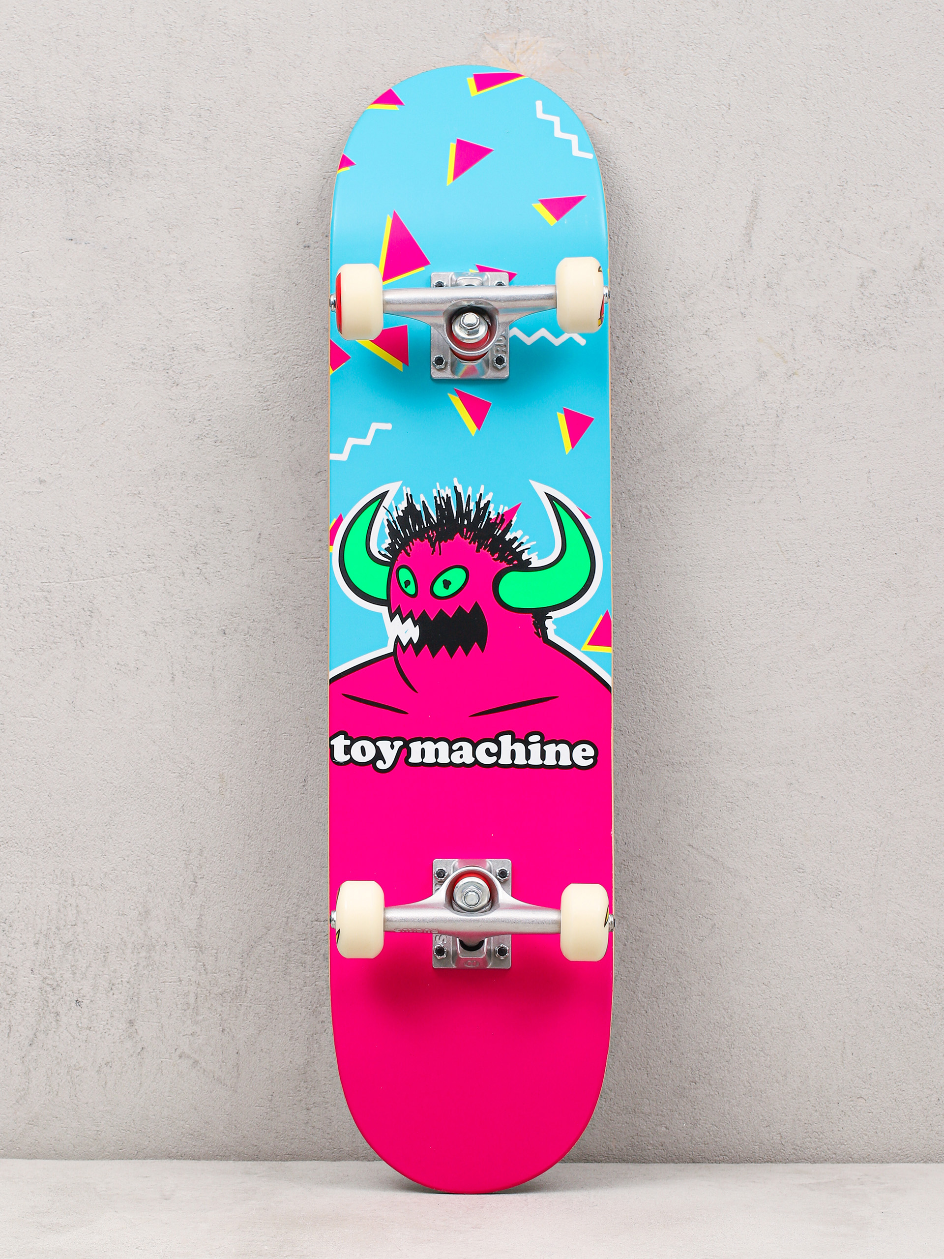 Skateboard Toy Machine 80s Monster (light blue/pink)