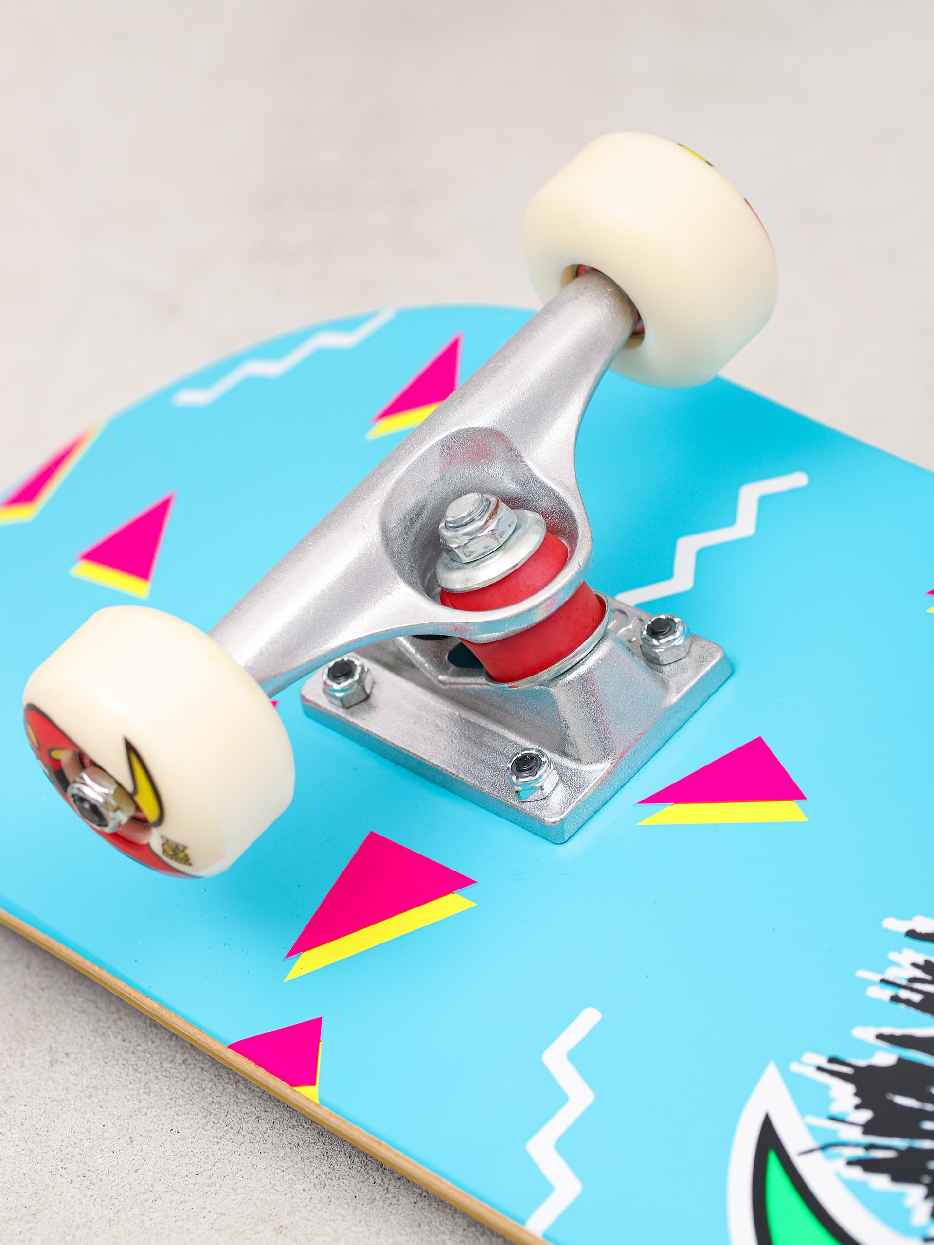 Skateboard Toy Machine 80s Monster (light blue/pink)