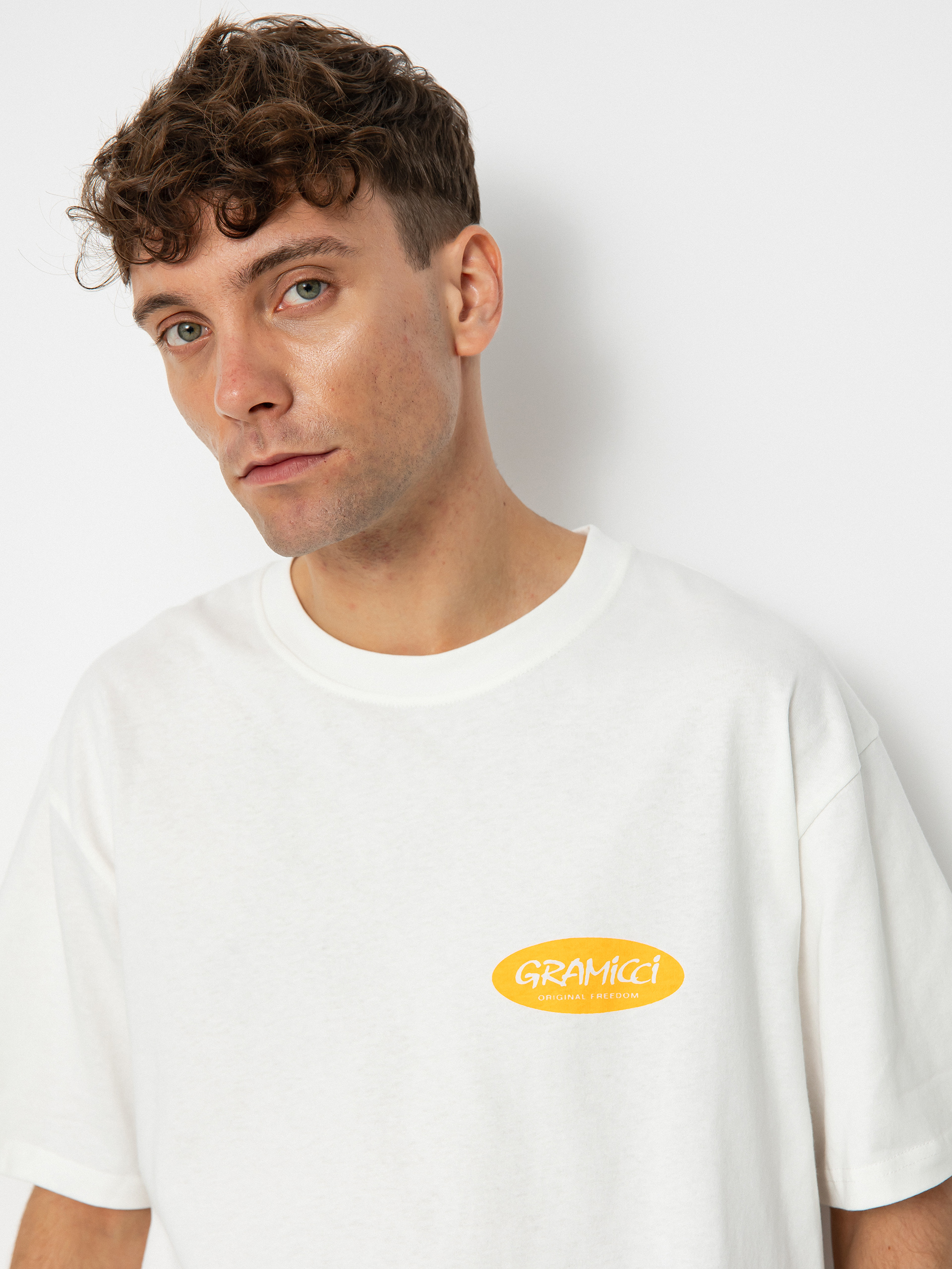 Tričko Gramicci Original Freedom Oval (white)