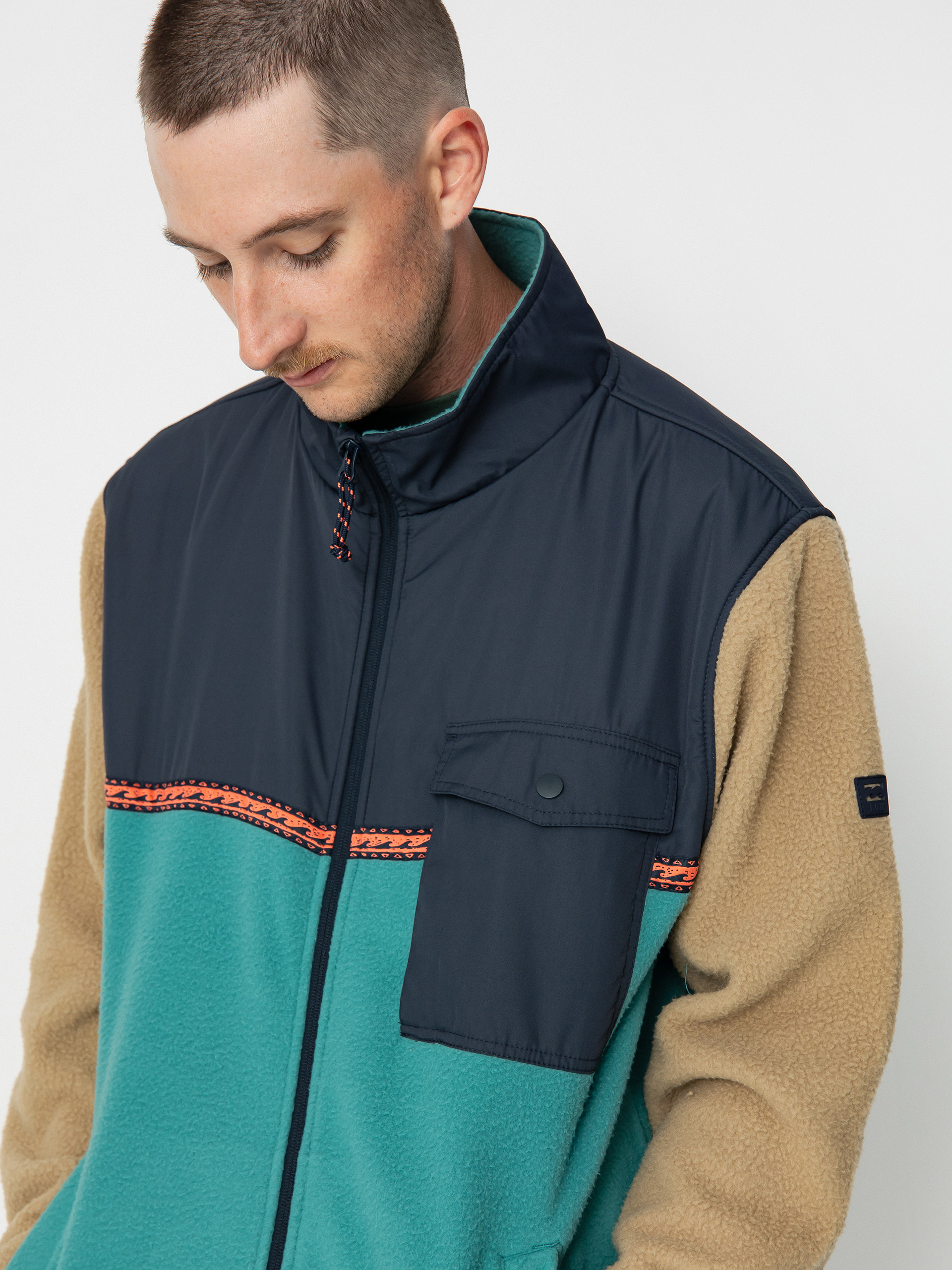 Pánský Fleecová mikina Billabong Boundary Trail (pacific)