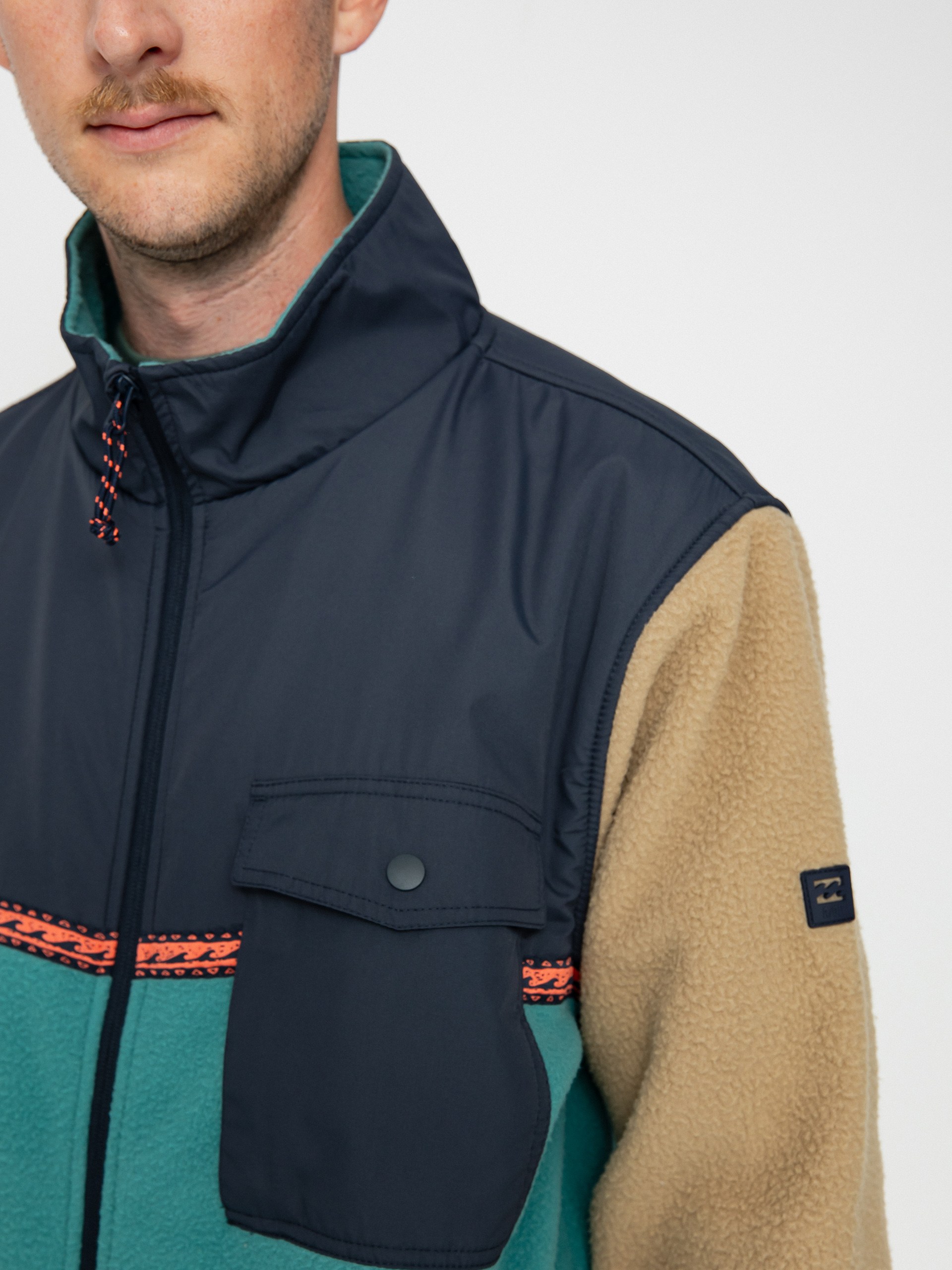 Pánský Fleecová mikina Billabong Boundary Trail (pacific)