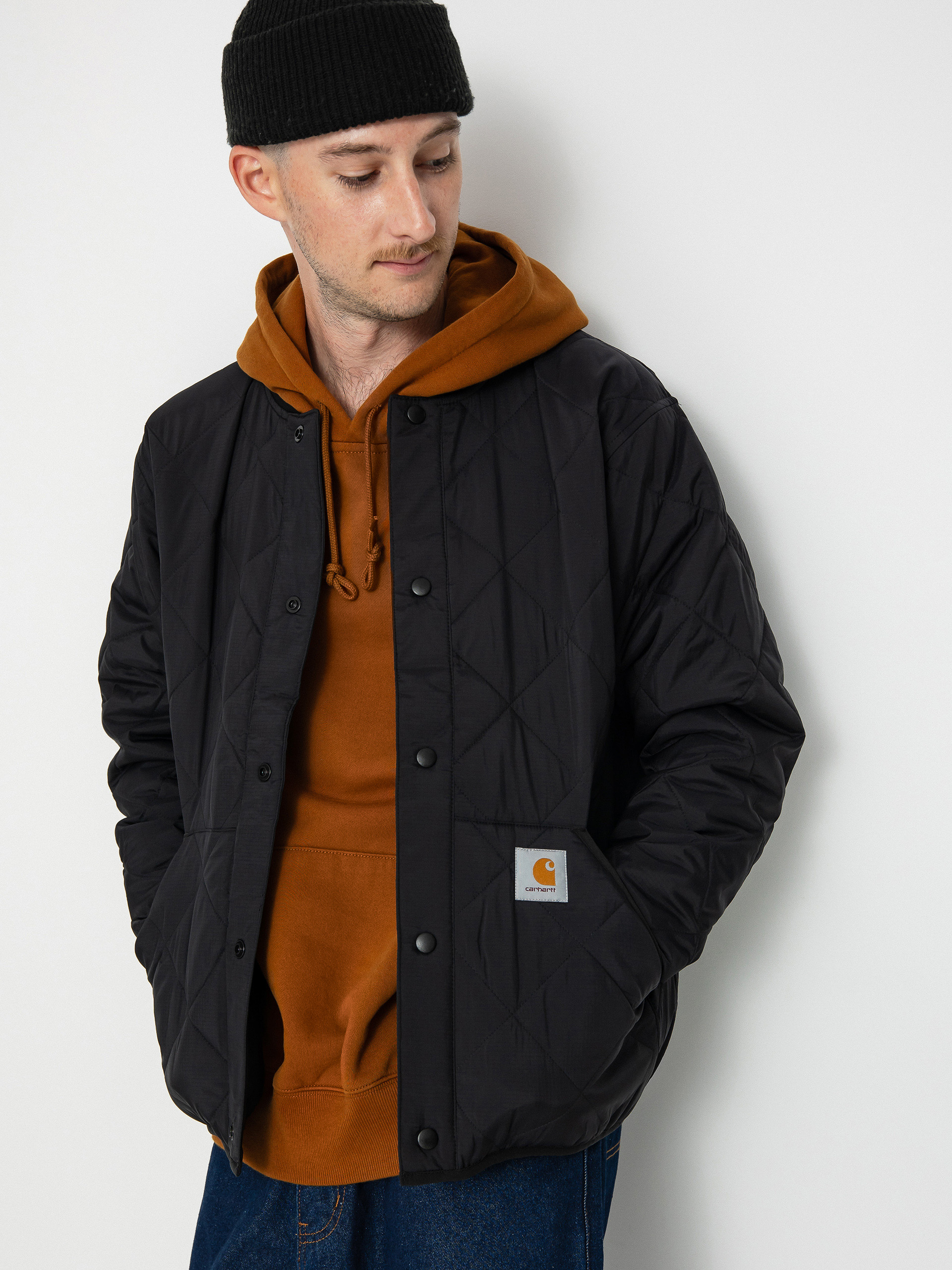 Bunda Carhartt WIP Barrow Liner (black)