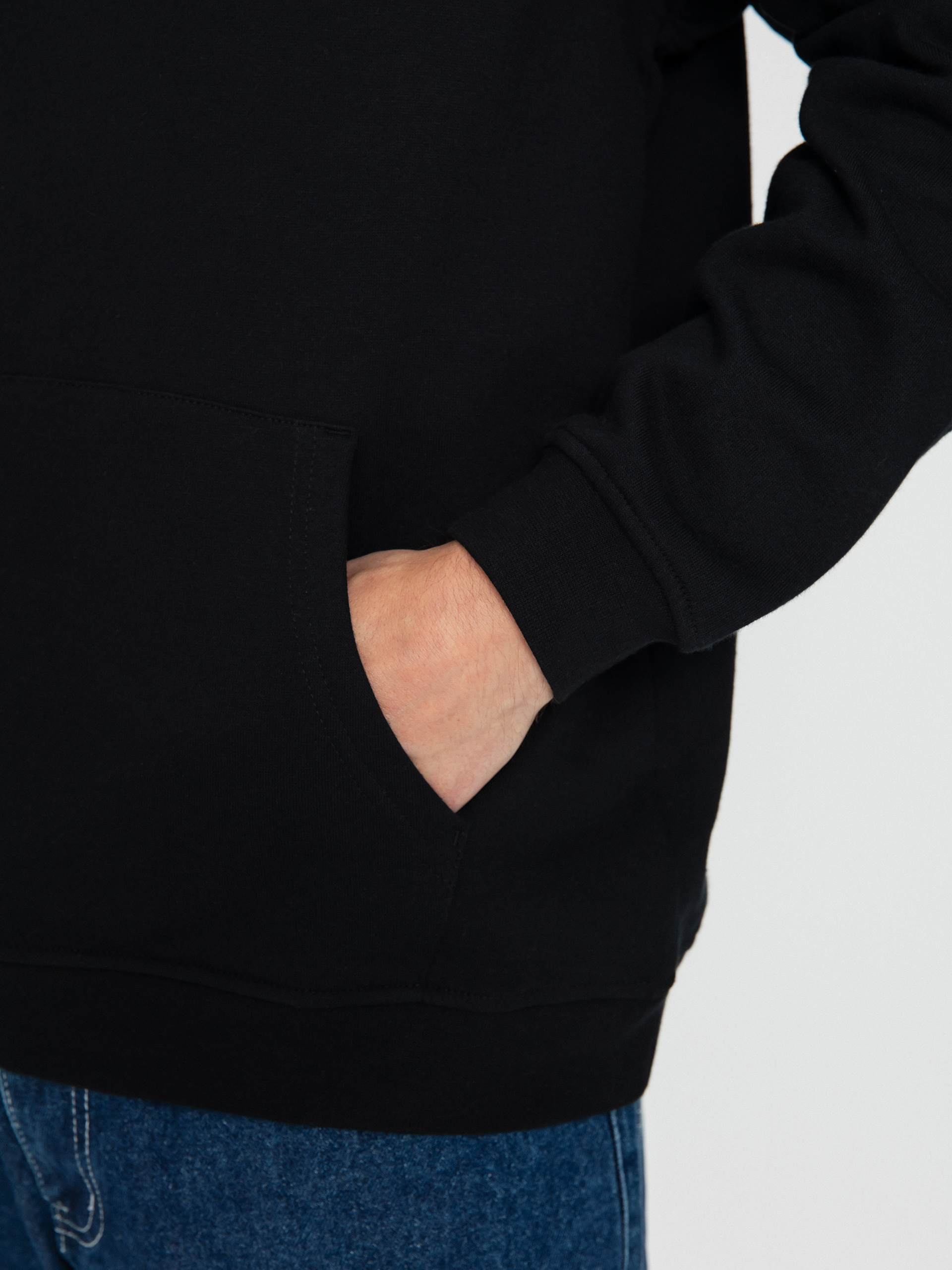 Mikina s kapucí Santa Cruz Classic Dot Chest HD (black)