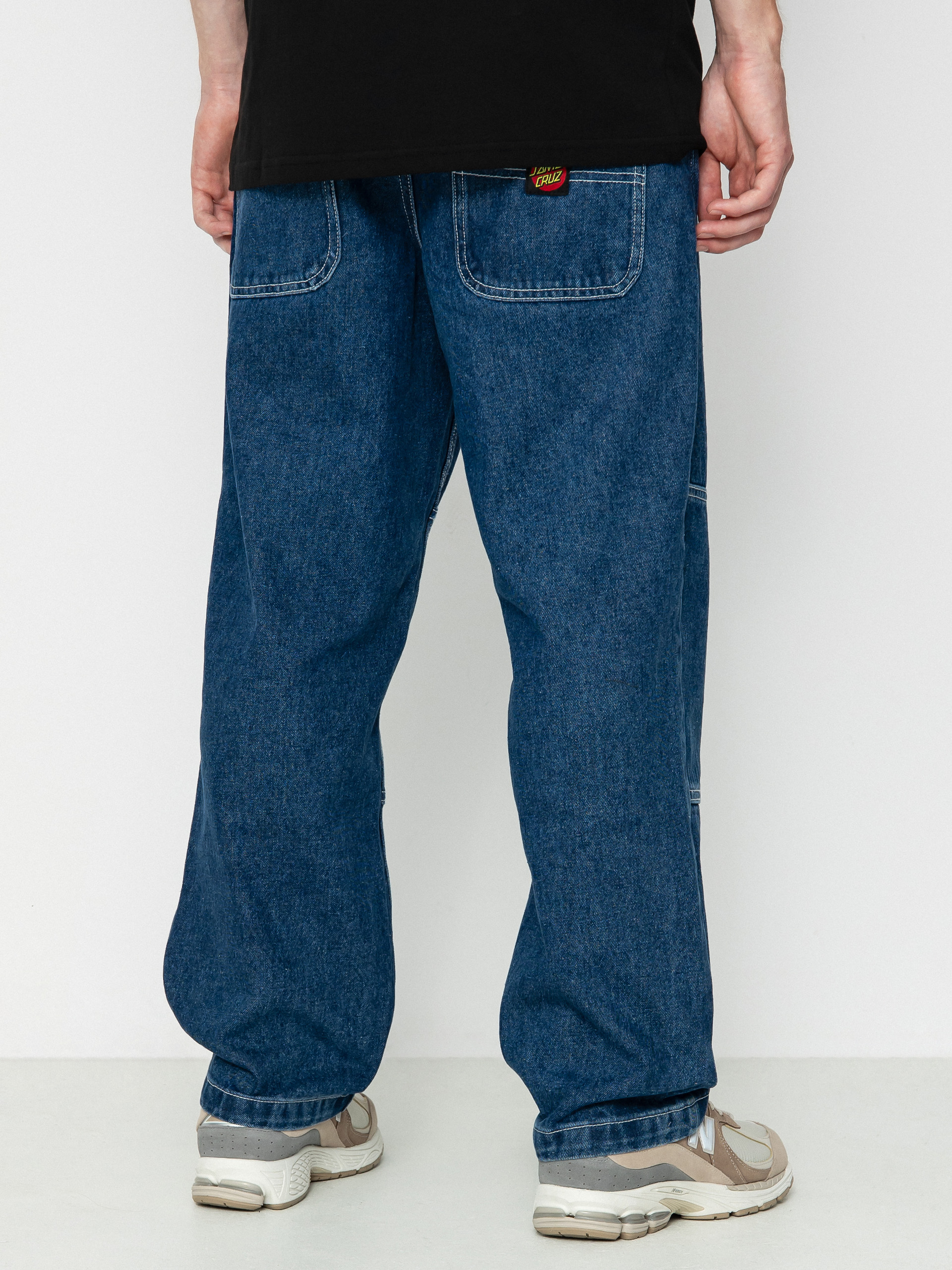 Kalhoty Santa Cruz Classic Label Panel Jean (classic blue/white)