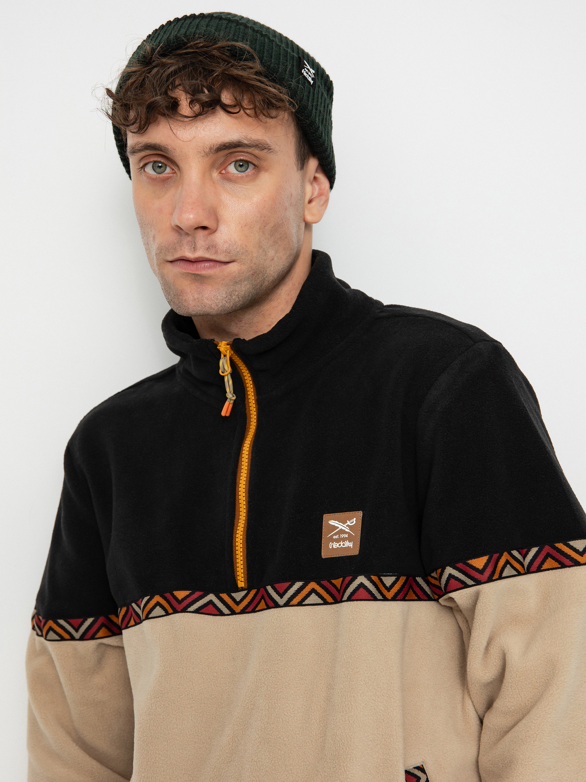 Pánský Fleecová mikina Iriedaily Monte Noe (khaki)