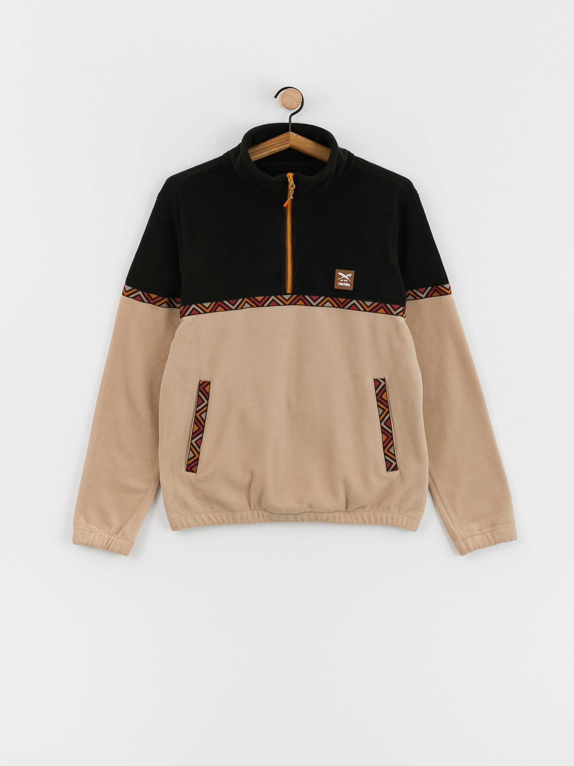 Pánský Fleecová mikina Iriedaily Monte Noe (khaki)