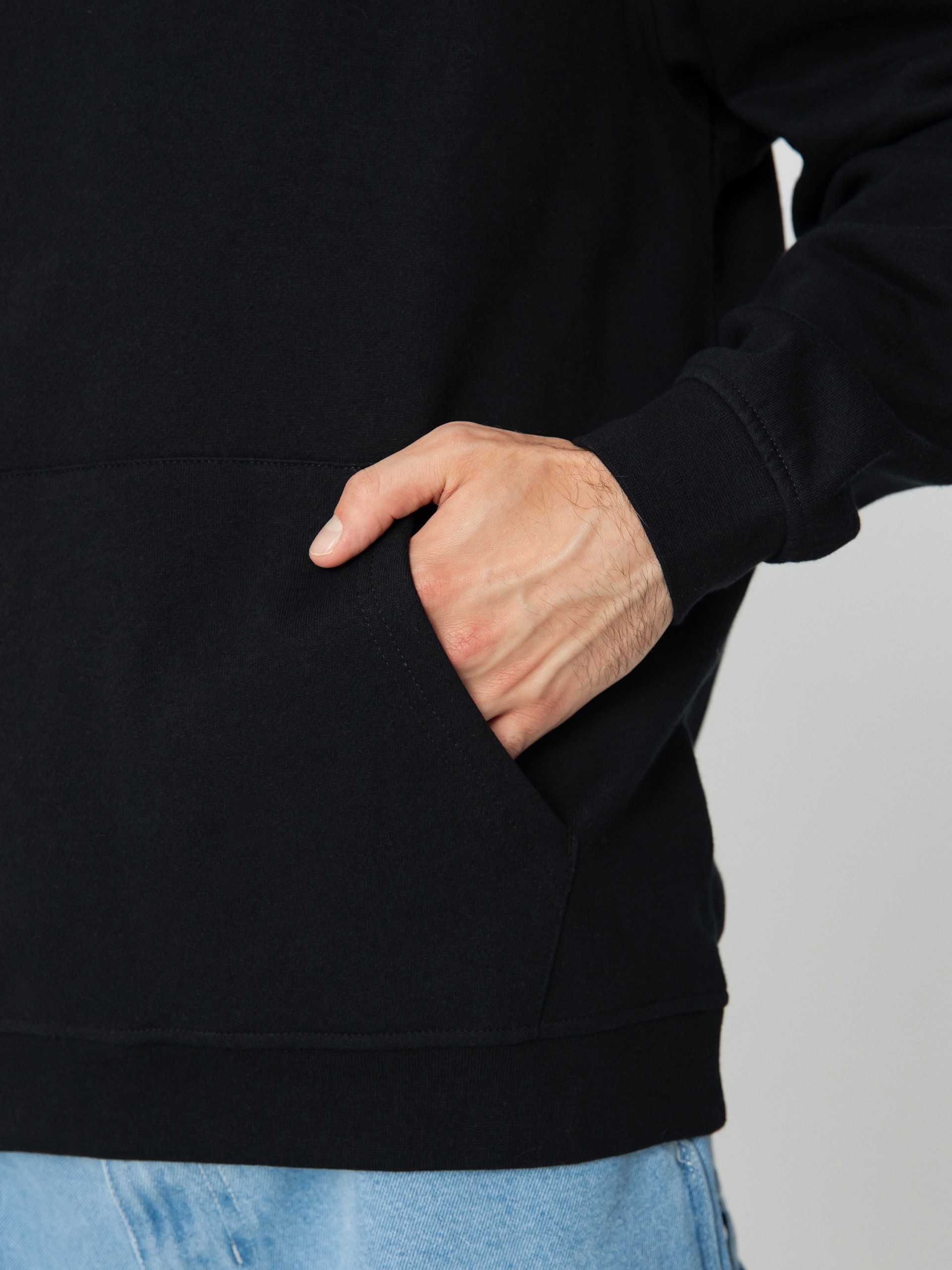 Mikina s kapucí Santa Cruz Screaming Hand Chest HD (black)