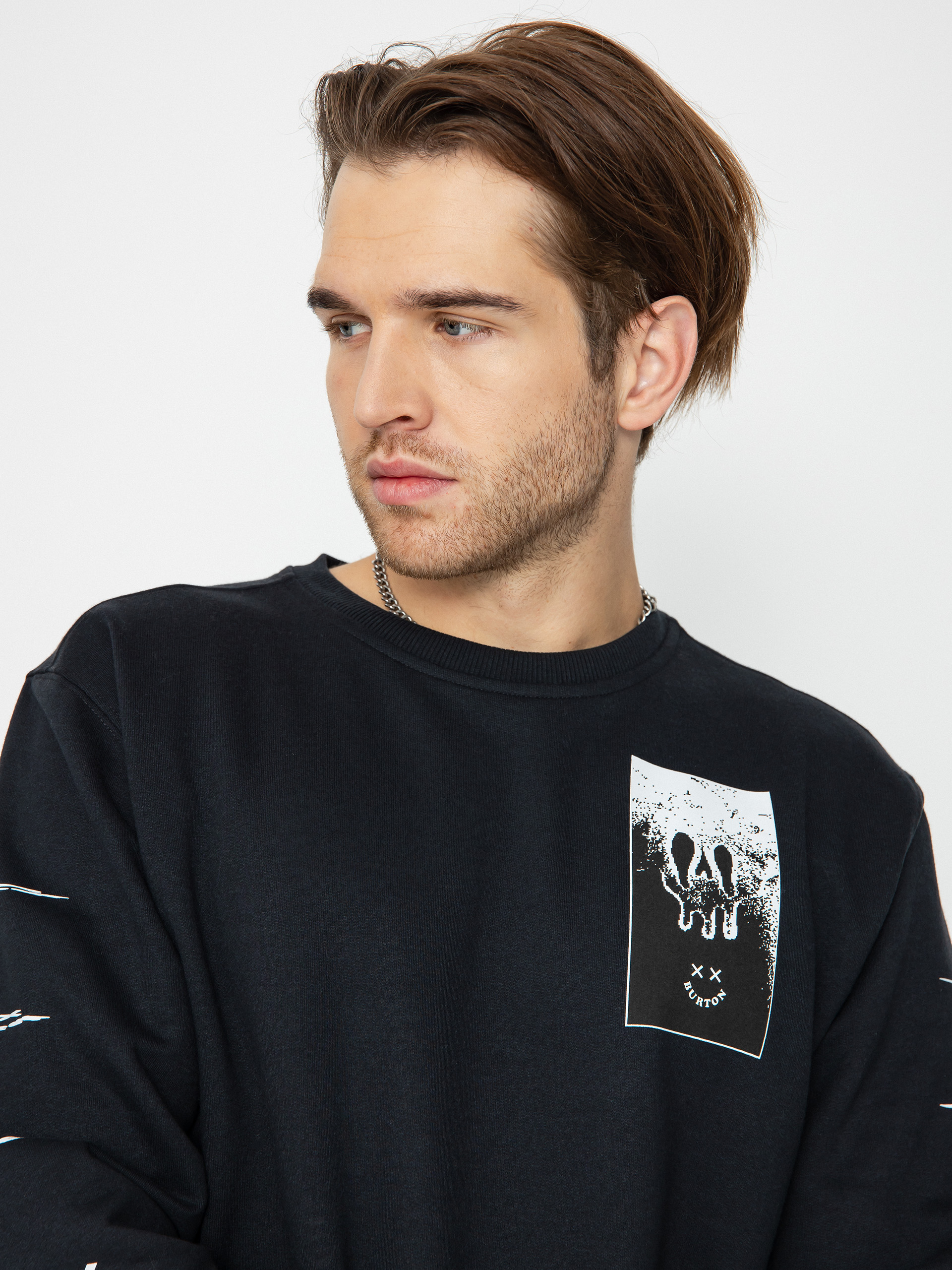 Mikina Burton Skeleton Key 24 (true black)