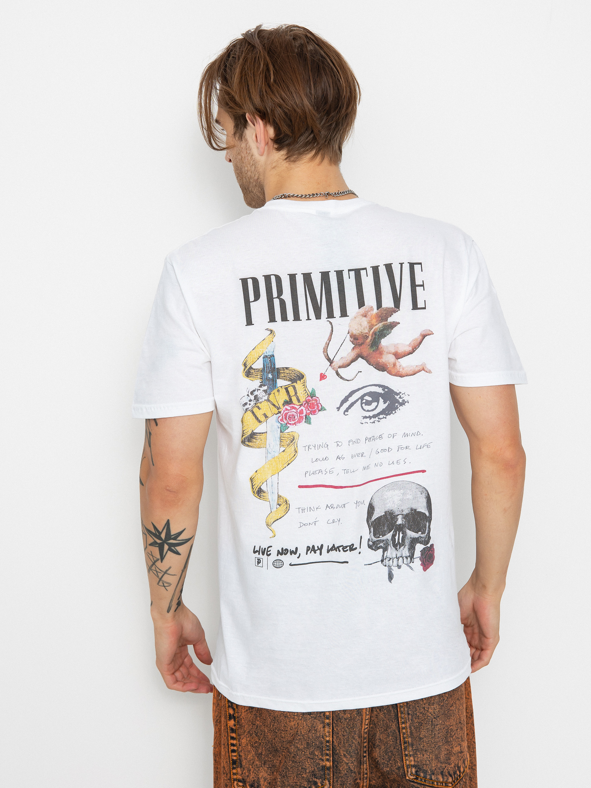 Tričko Primitive X Guns N' Roses Dont Cry (white)