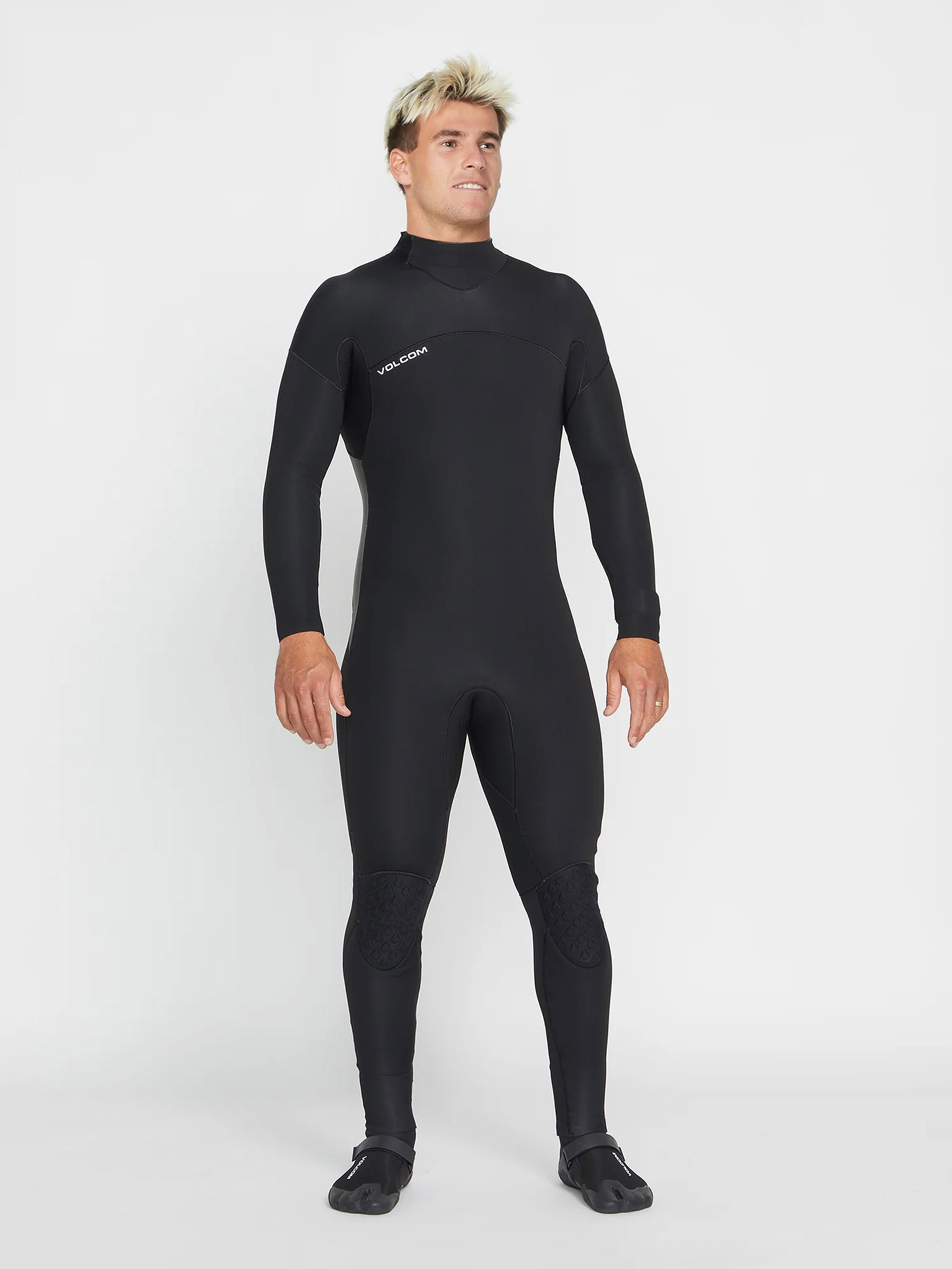 Míče Volcom Pianka Modulator 3/2Mm Long Sleeve Back Zip Fullsuit (black)