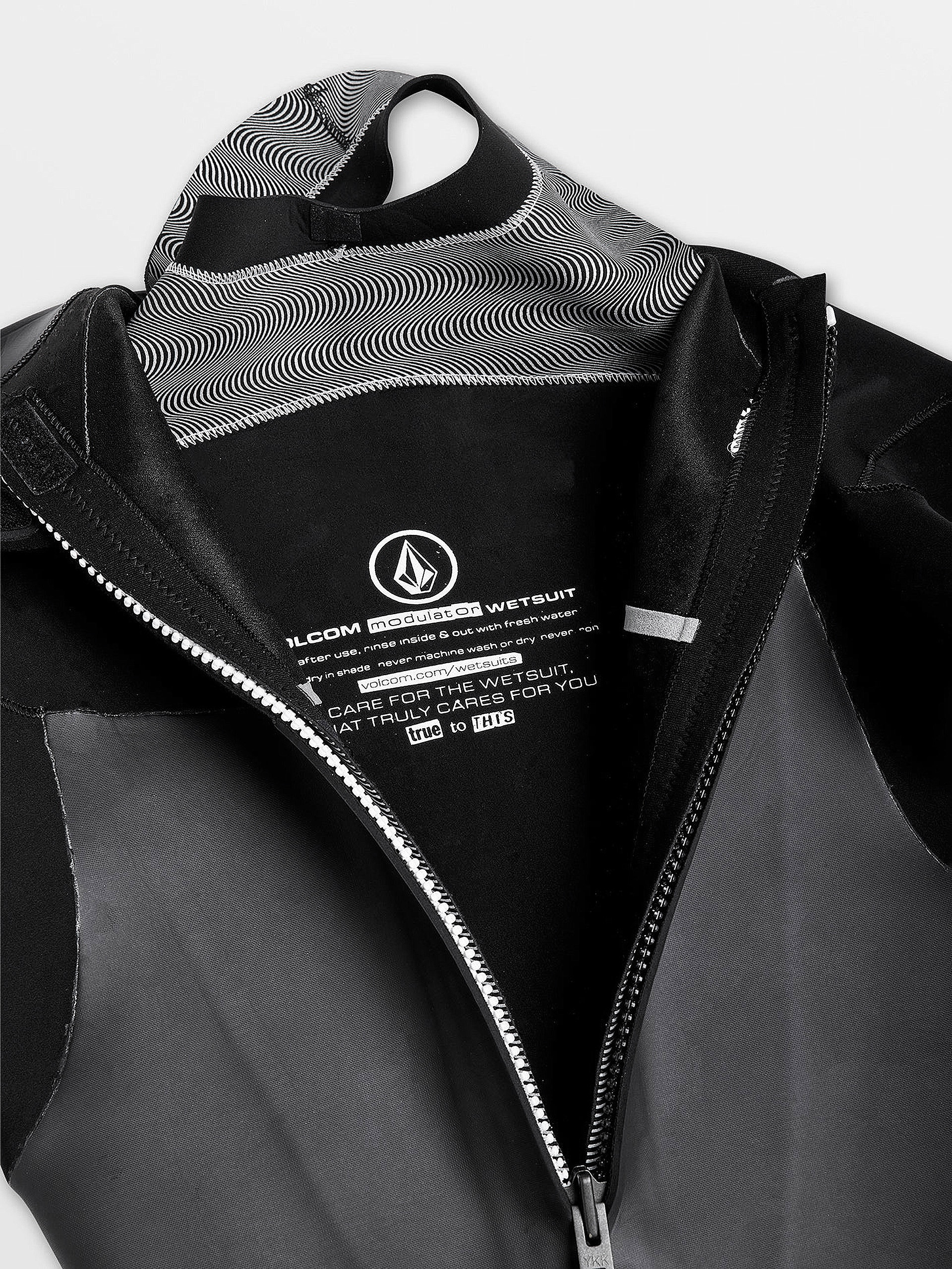 Míče Volcom Pianka Modulator 3/2Mm Long Sleeve Back Zip Fullsuit (black)