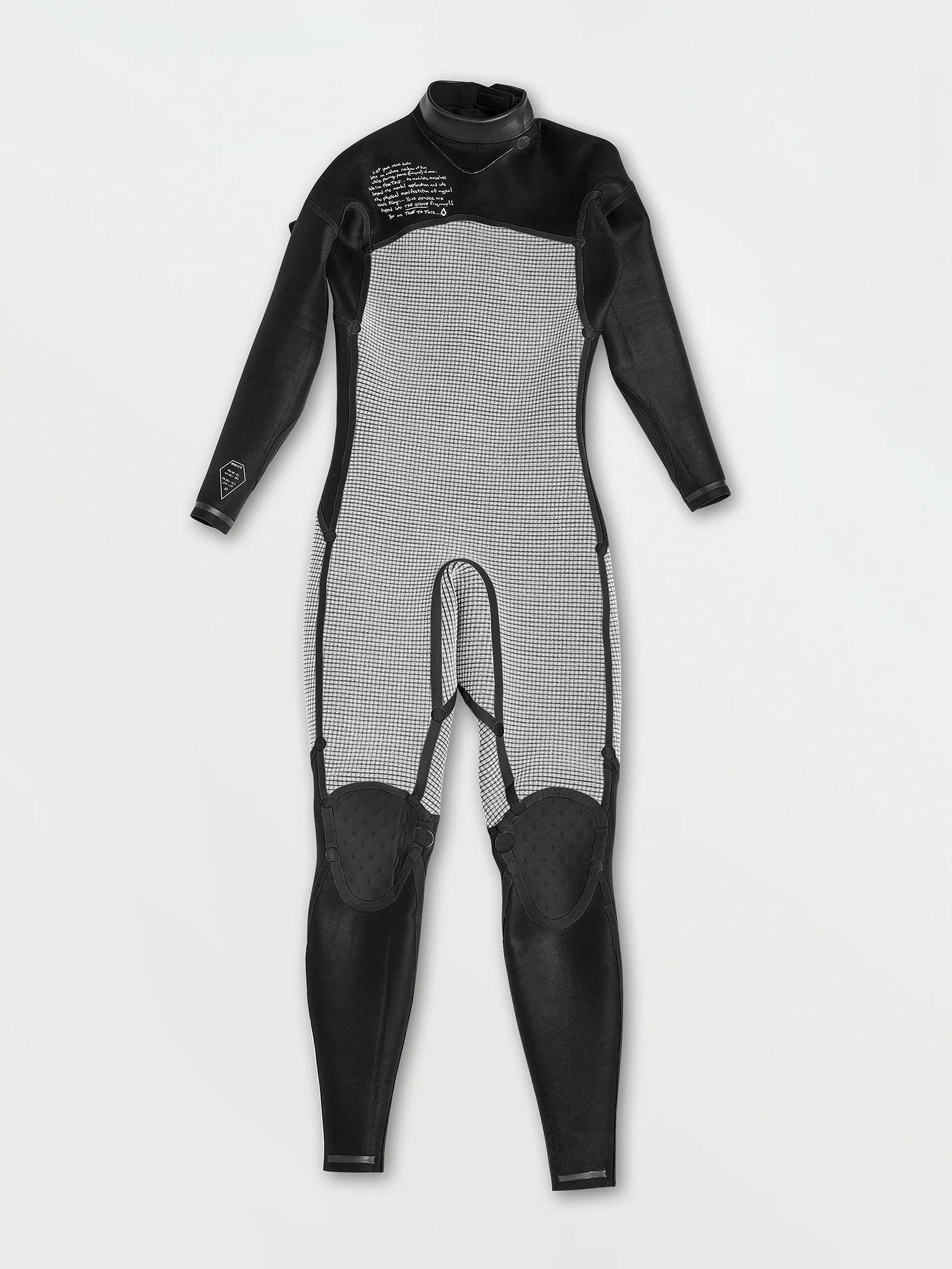 Míče Volcom Pianka Modulator 3/2Mm Long Sleeve Back Zip Fullsuit (black)