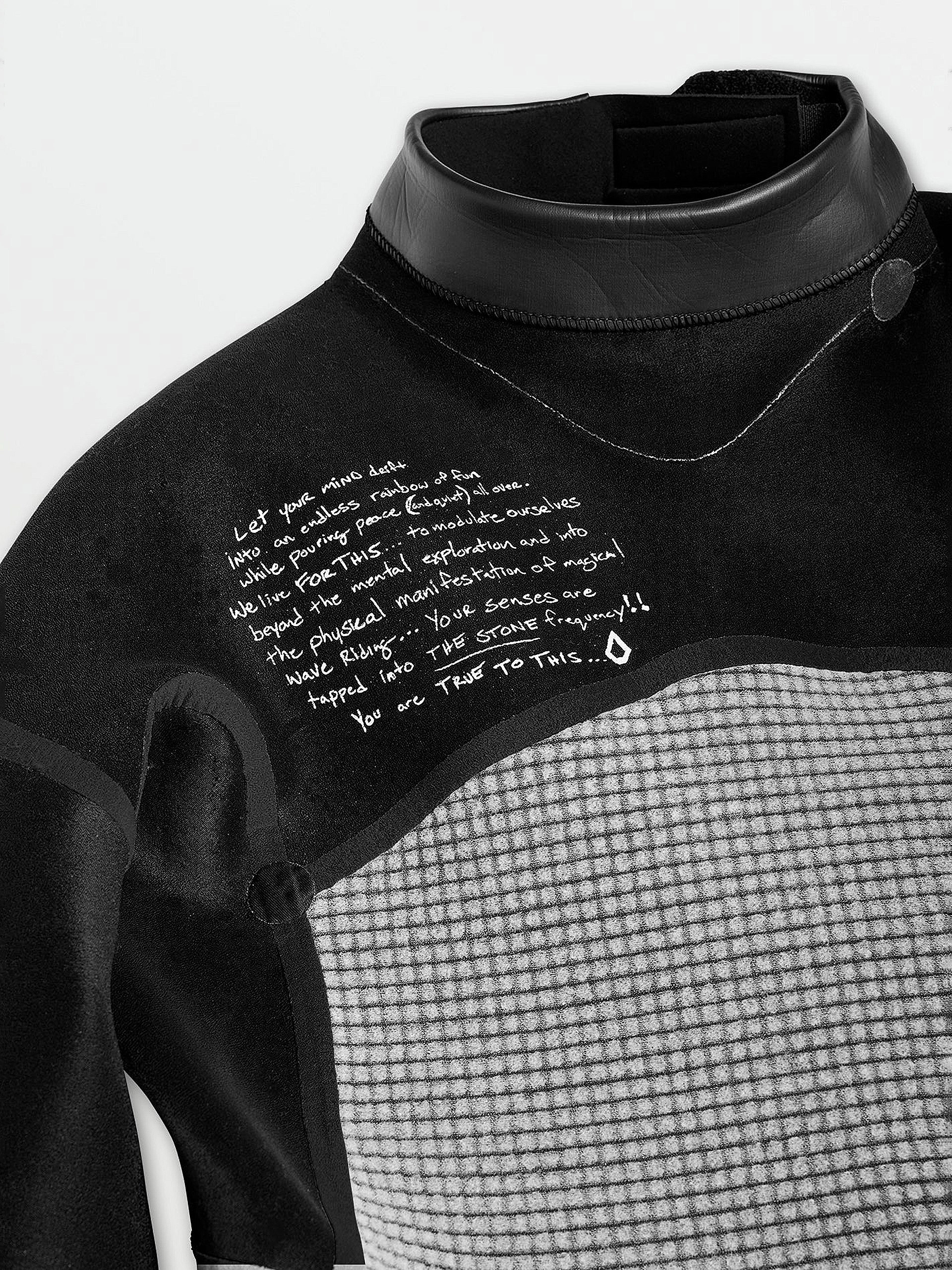 Míče Volcom Pianka Modulator 3/2Mm Long Sleeve Back Zip Fullsuit (black)