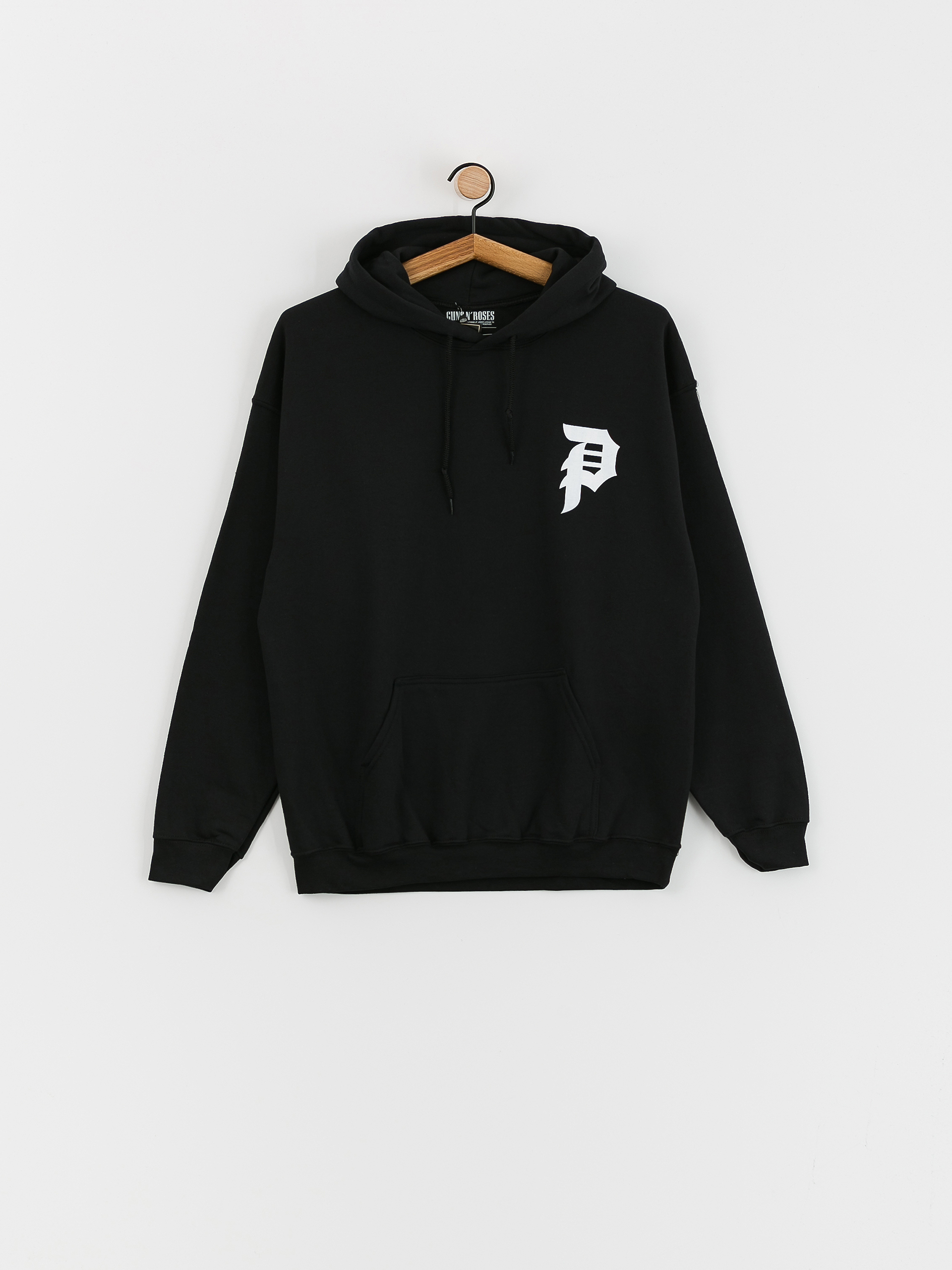 Mikina s kapucí Primitive X Guns N' Roses Cross HD (black)