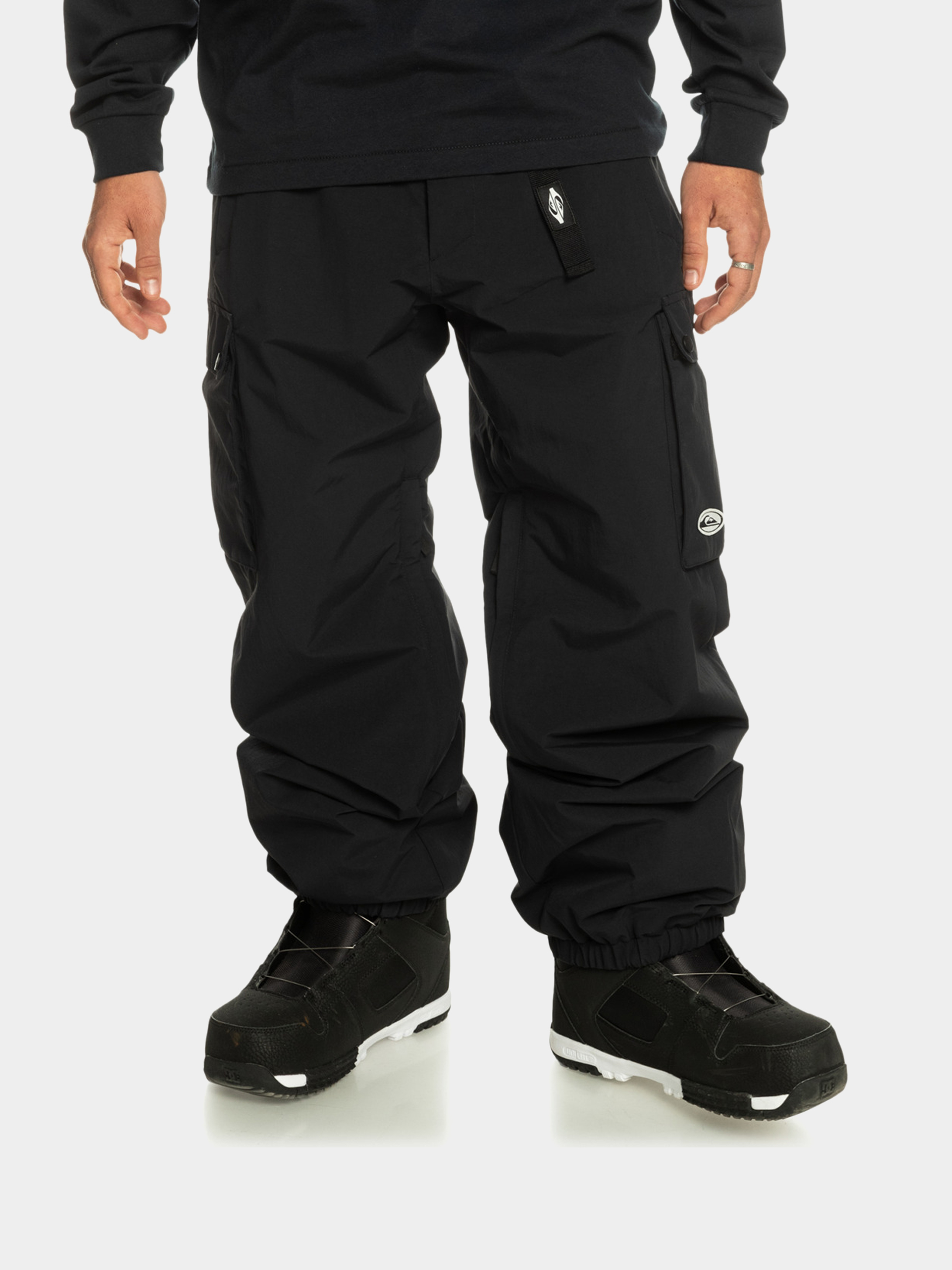 Pánské Snowboardové kalhoty Quiksilver Snow Down Cargo (true black)