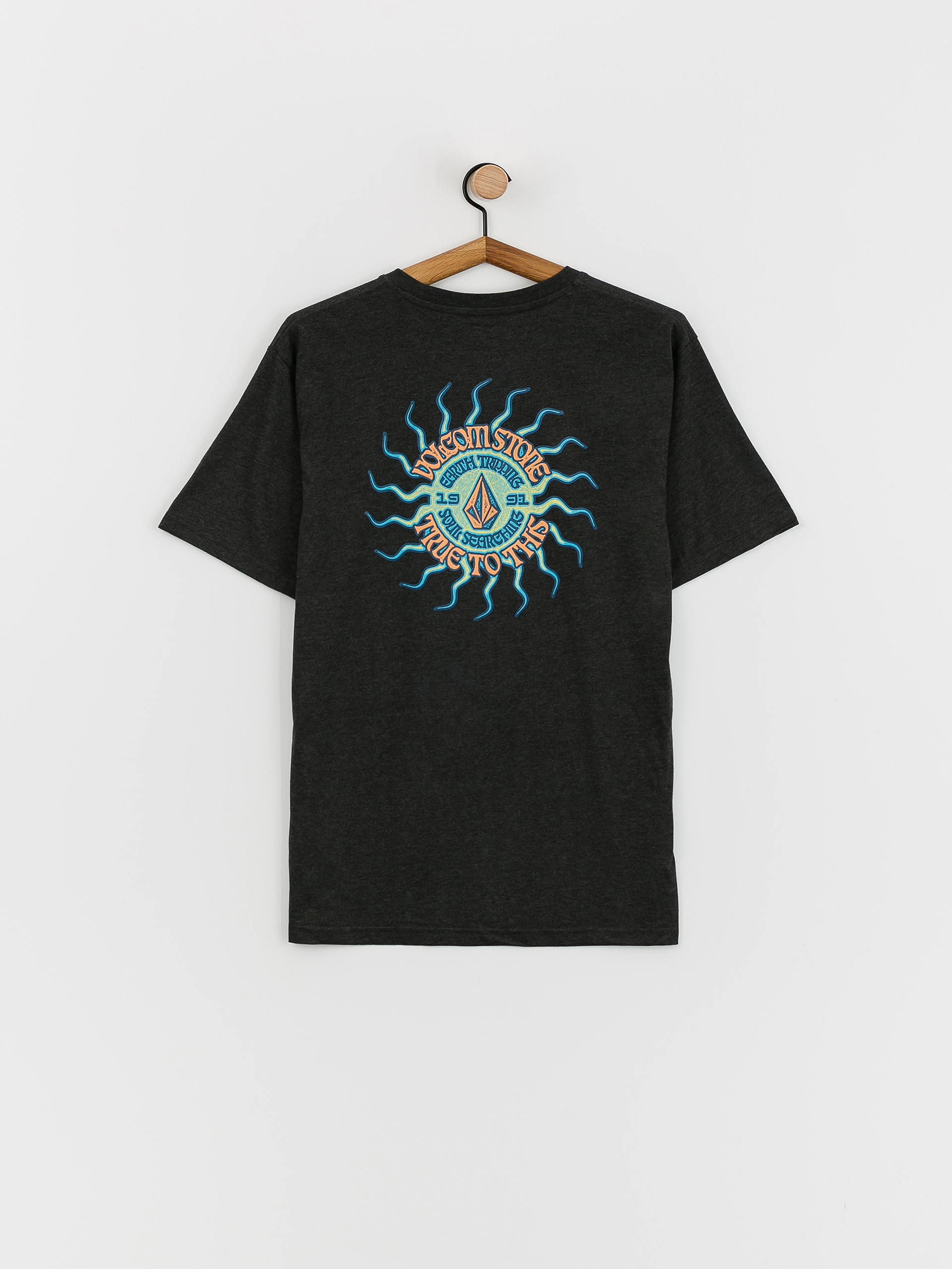 Tričko Volcom Fried Hth (heather black)