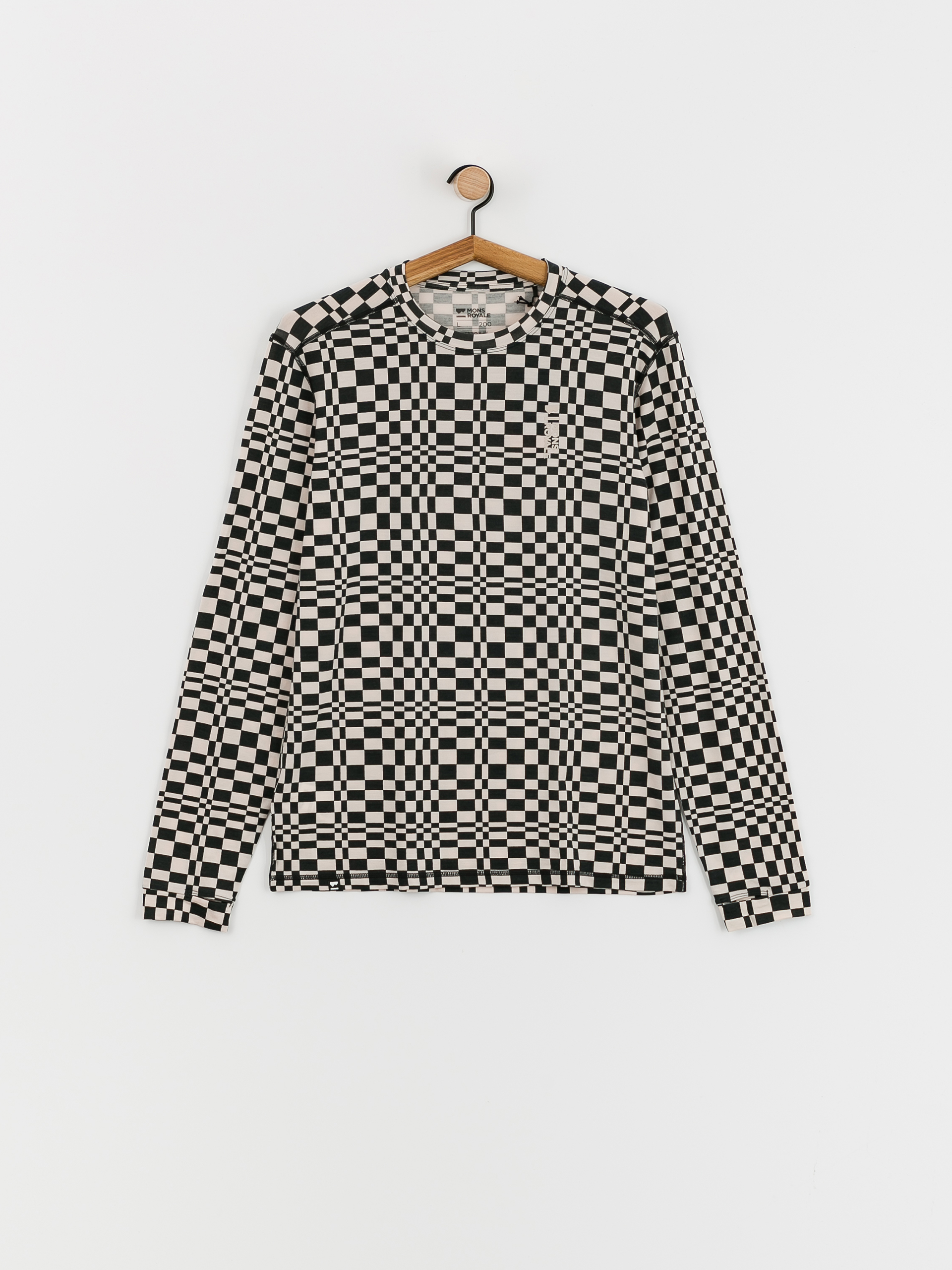 Triko Mons Royale Cascade Merino Flex 200 (checkers)