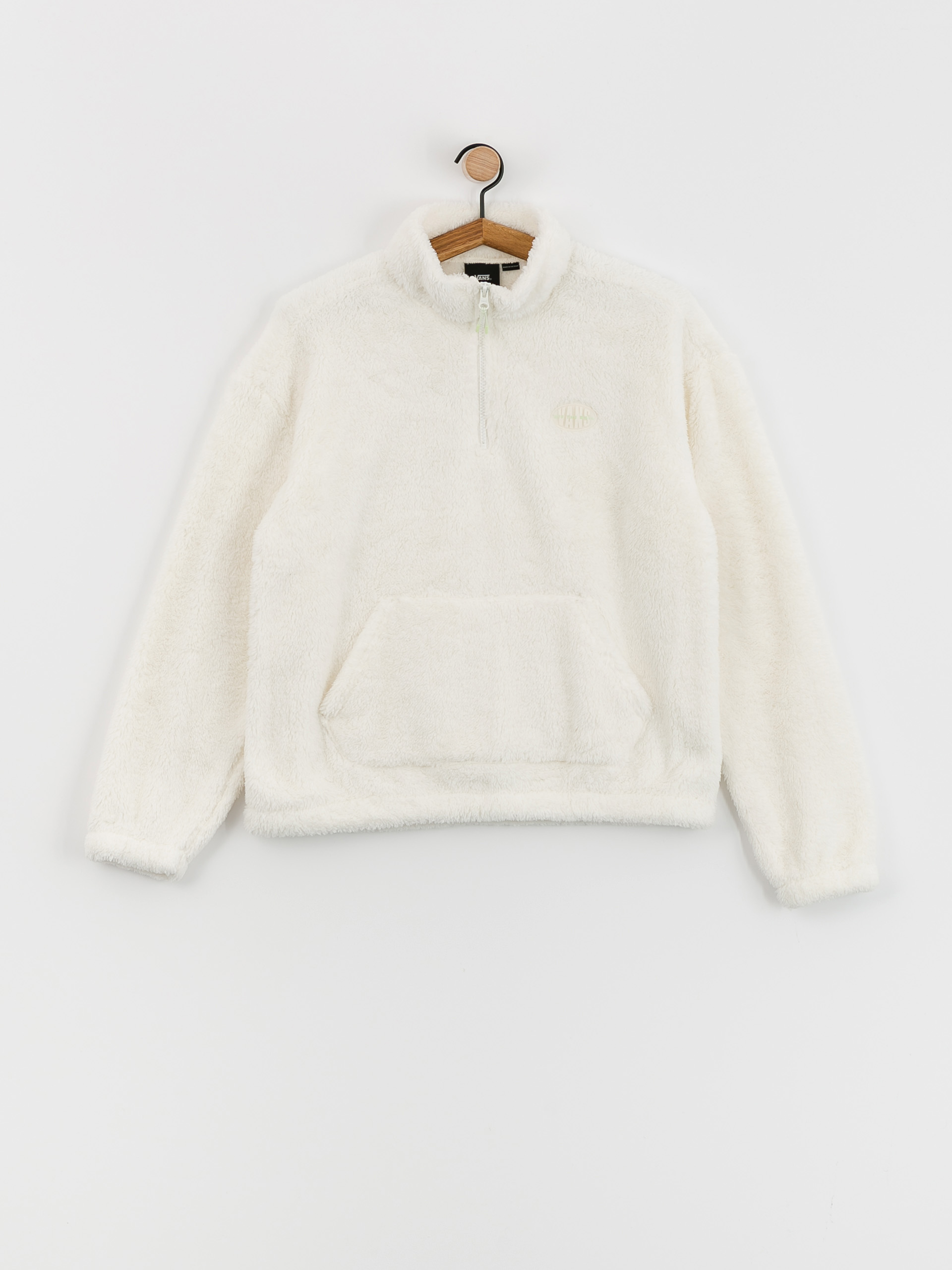 Fleecová mikina Vans Pioneer Mock Half Zip Wmn (digital dementia marshmallow)