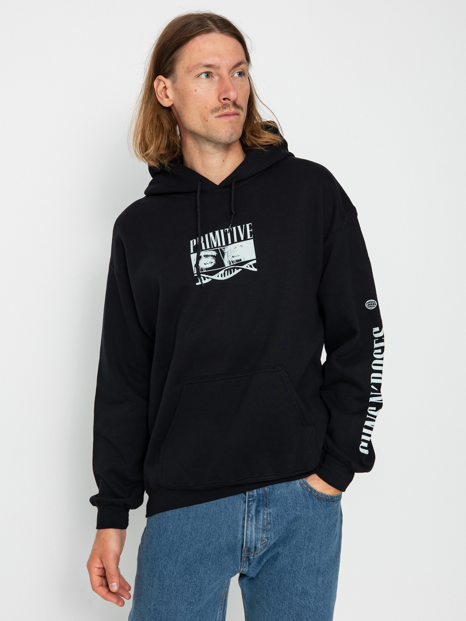 Mikina s kapucí Primitive X Guns N' Roses Nightrain HD (black)