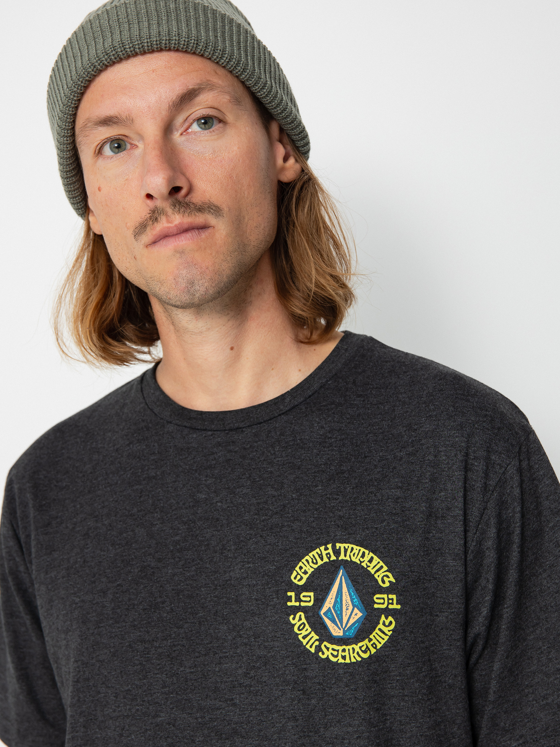 Tričko Volcom Fried Hth (heather black)