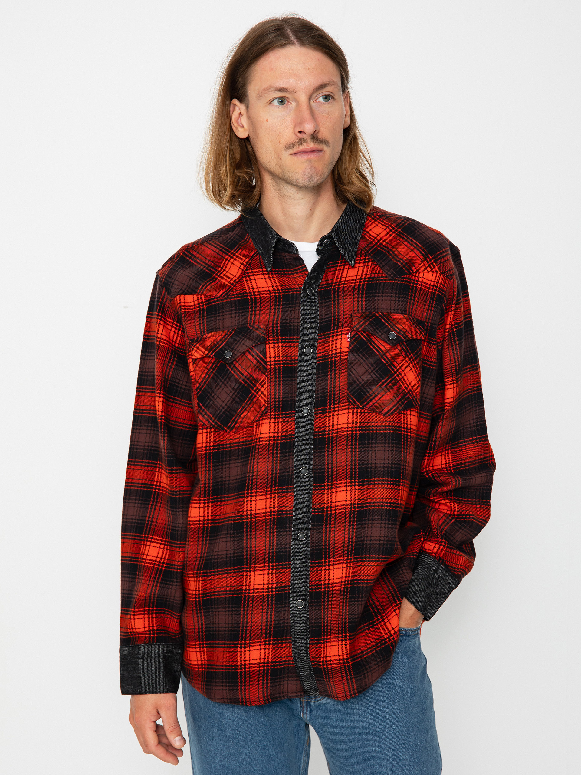Košile Levi's® Barstow Western Standard (red plaid)