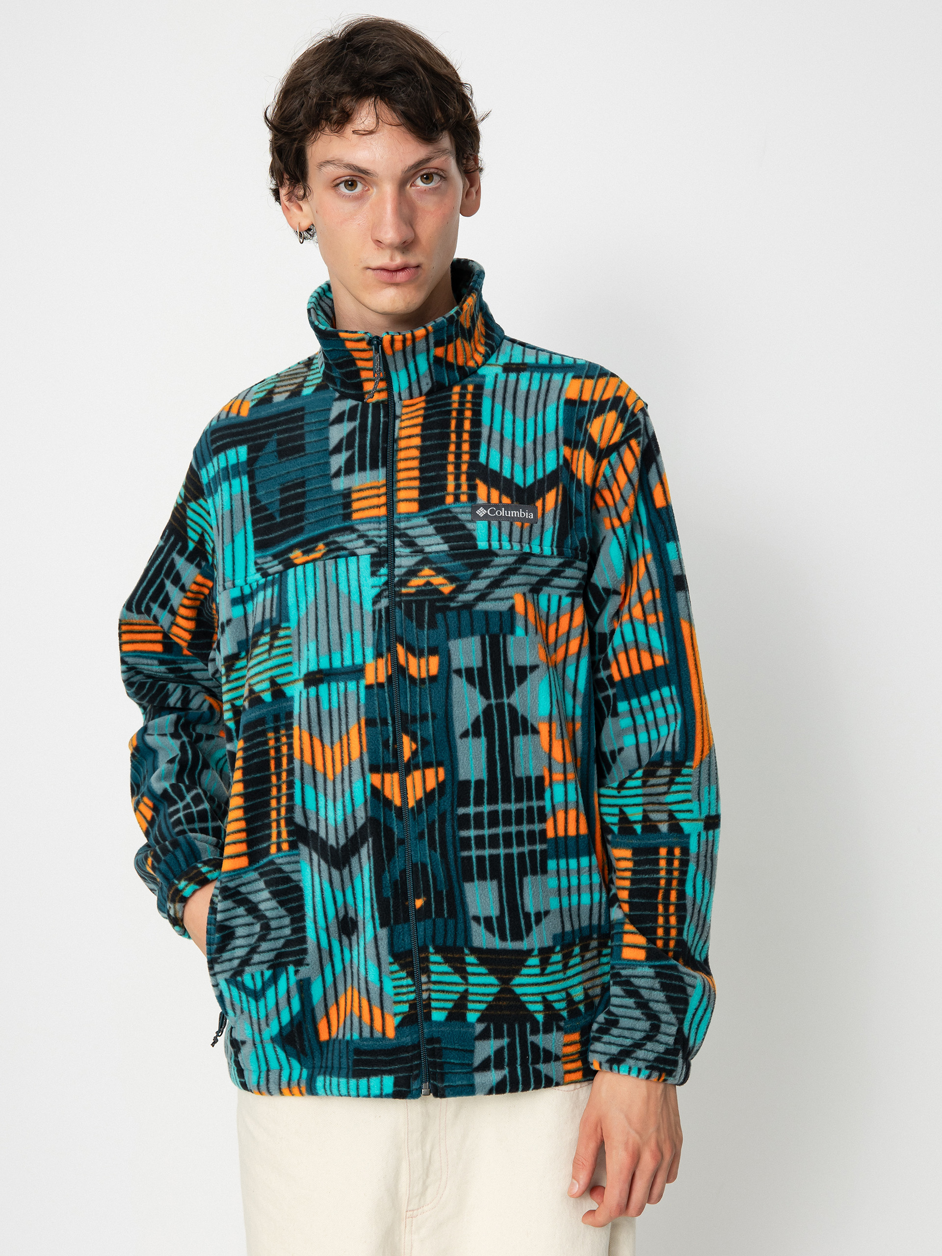 Pánský Fleecová mikina Columbia Steens Mountain (night wave path)