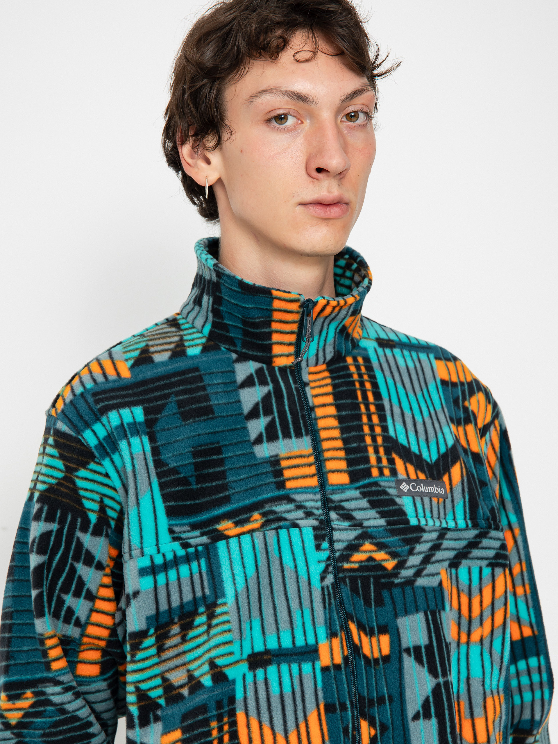 Pánský Fleecová mikina Columbia Steens Mountain (night wave path)