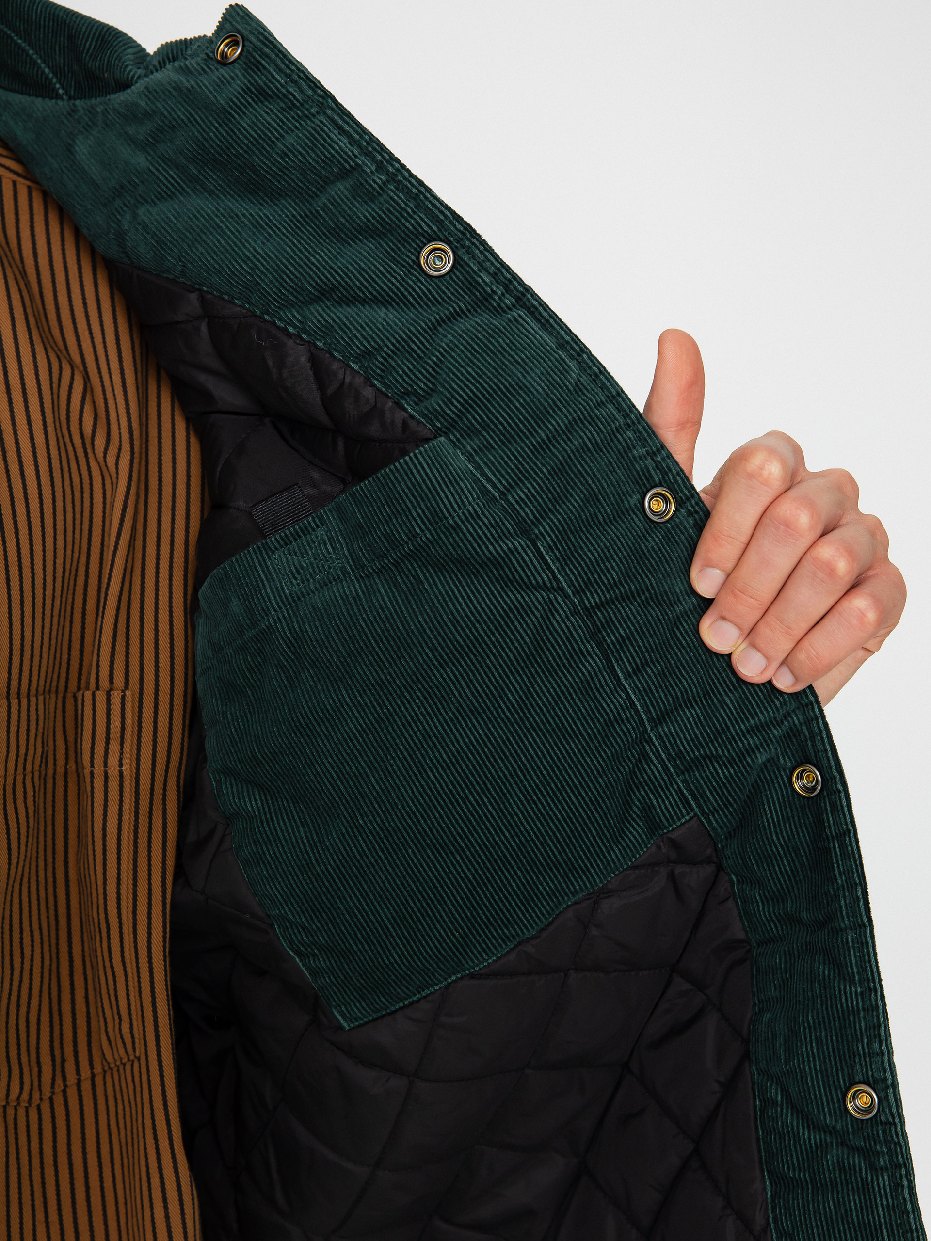 Bunda Carhartt WIP Rugged Letterman (discovery green/buckthorn)