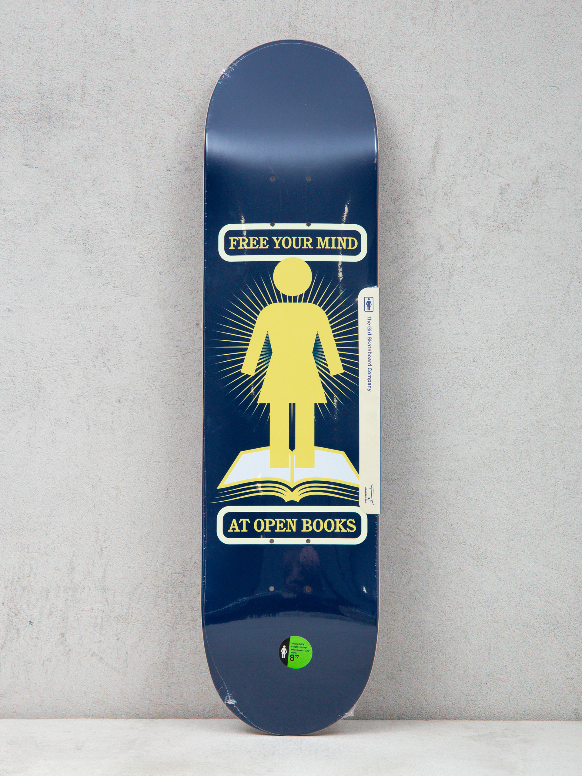 Deska Girl Skateboard Bennett Open Book (navy)