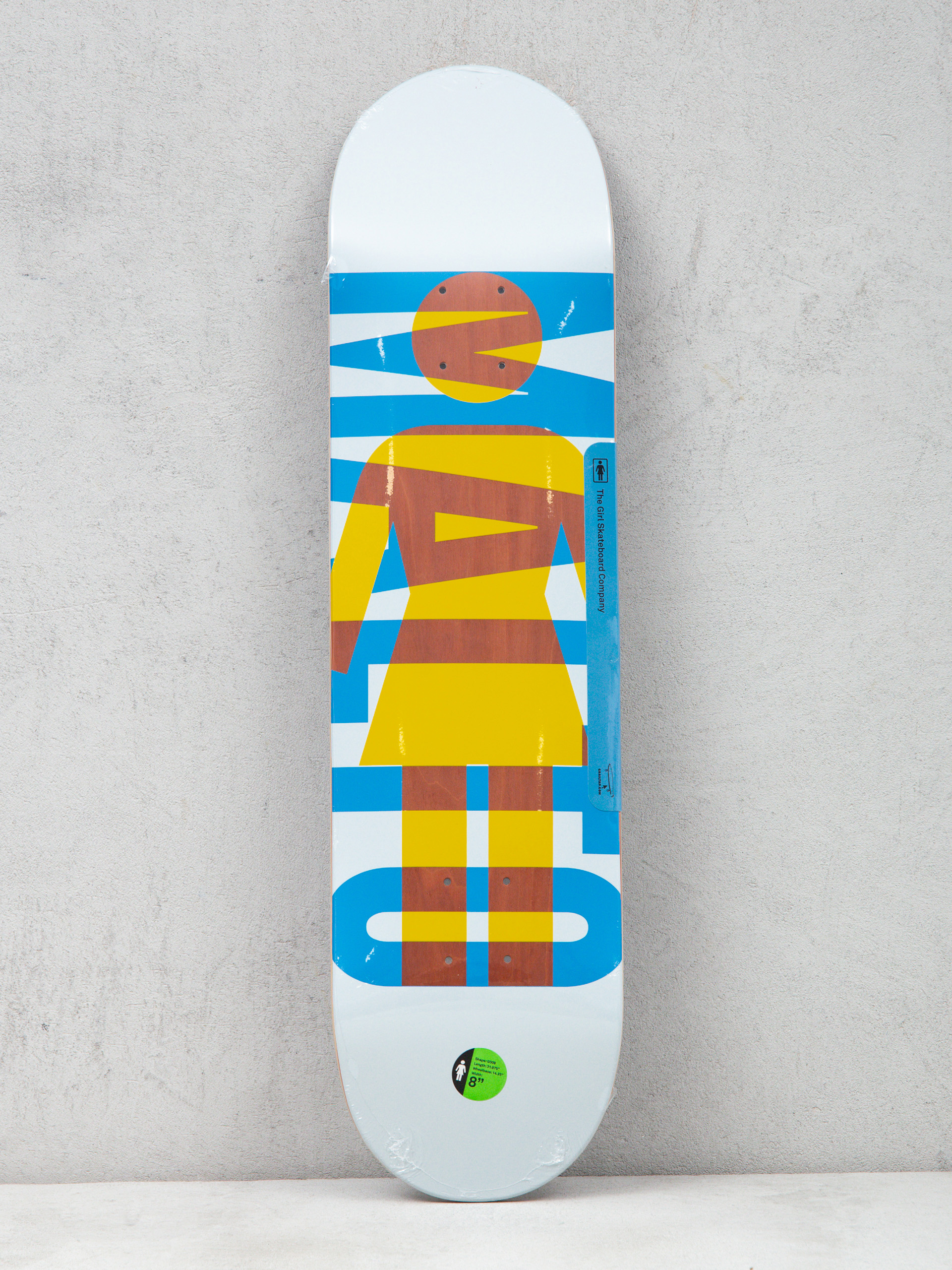 Deska Girl Skateboard Malto Og Knockout (white)