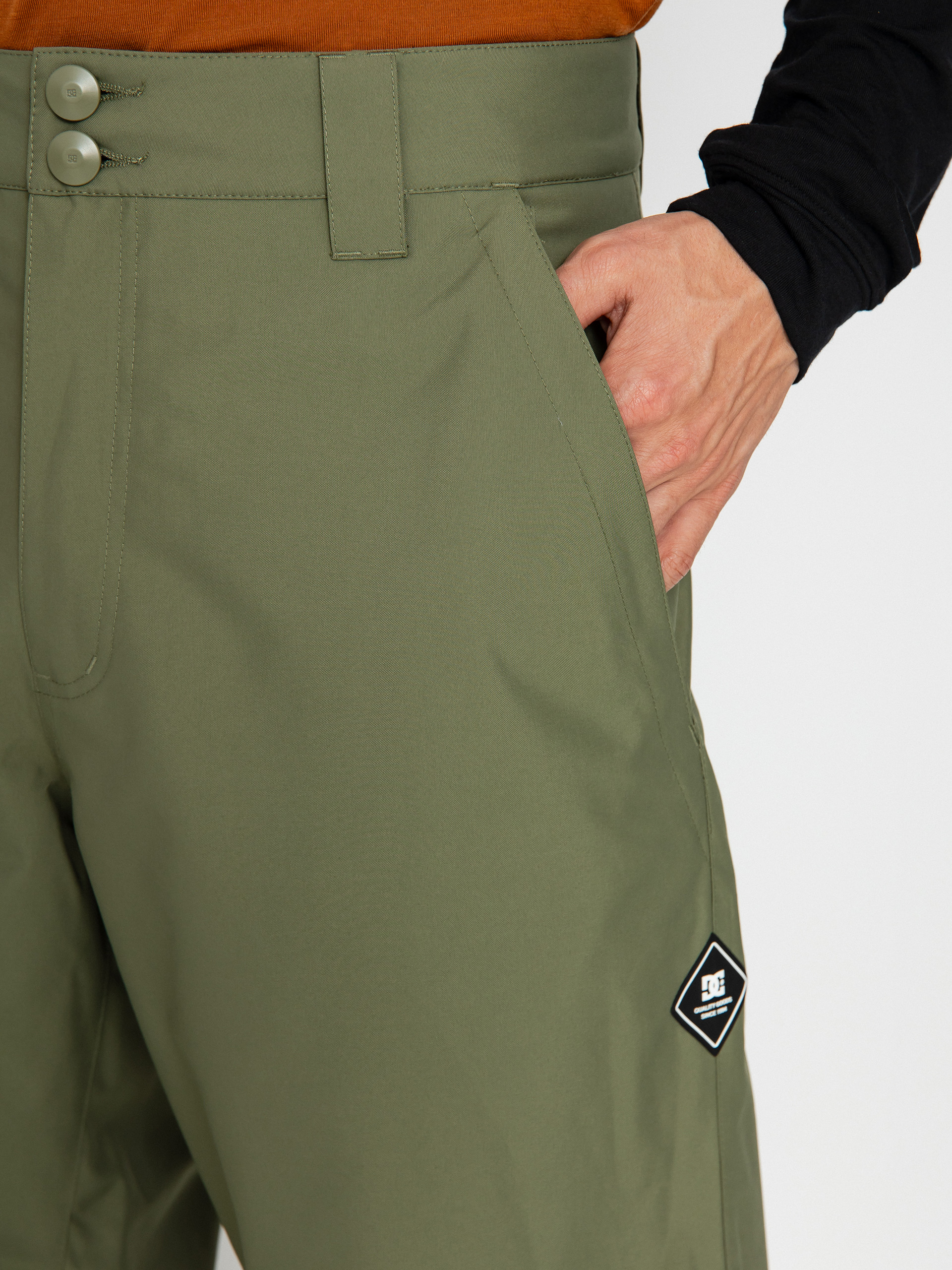 Pánské Snowboardové kalhoty DC Snow Chino (four leaf clover)