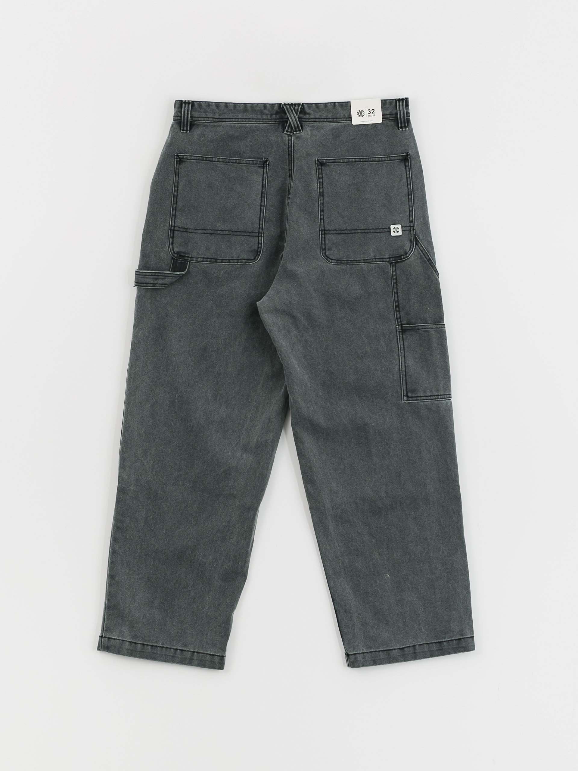 Kalhoty Element Carpenter Canva (washed black)