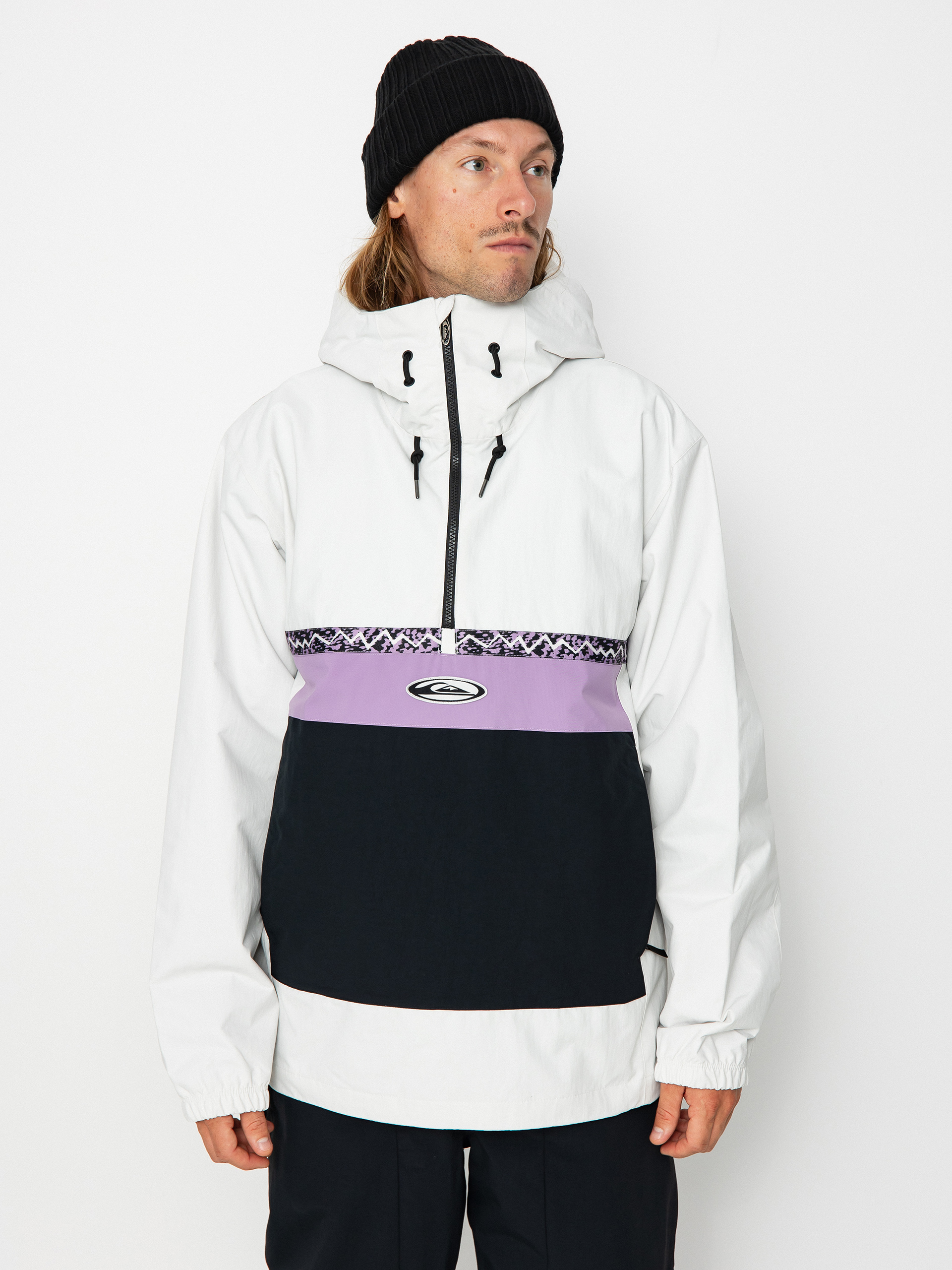 Pánská Snowboardová bunda Quiksilver Steeze (nimbus cloud)