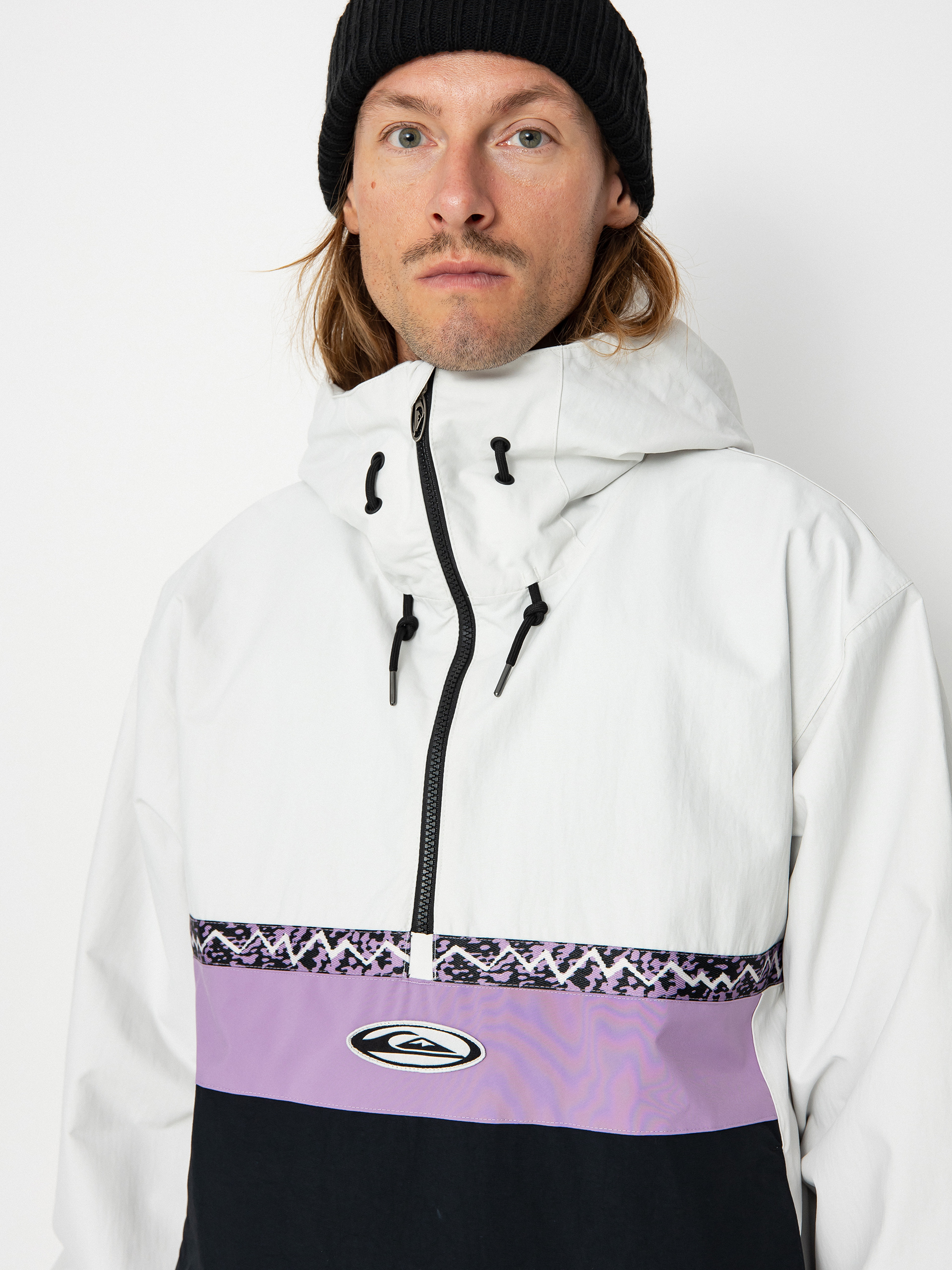 Pánská Snowboardová bunda Quiksilver Steeze (nimbus cloud)