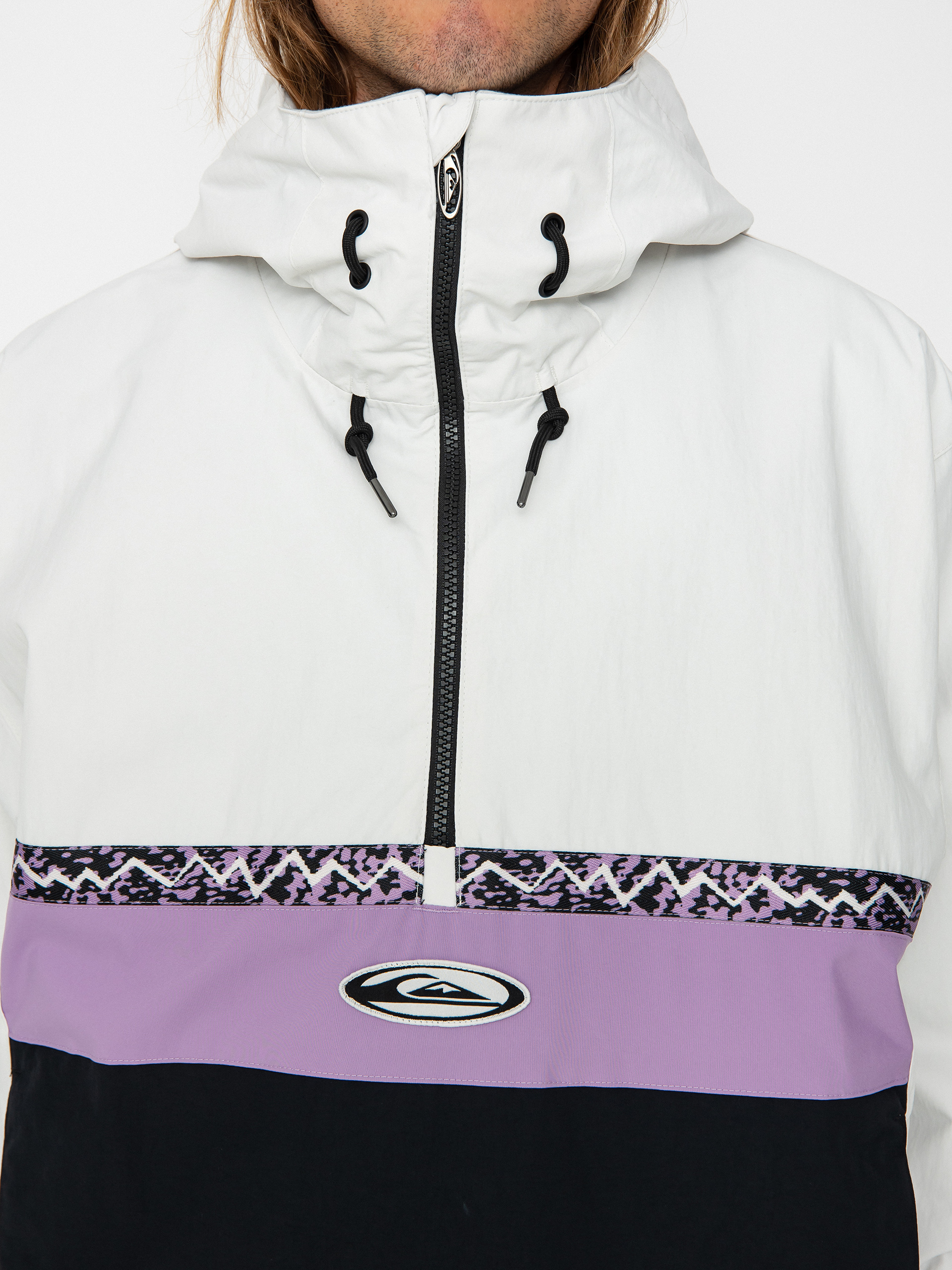 Pánská Snowboardová bunda Quiksilver Steeze (nimbus cloud)