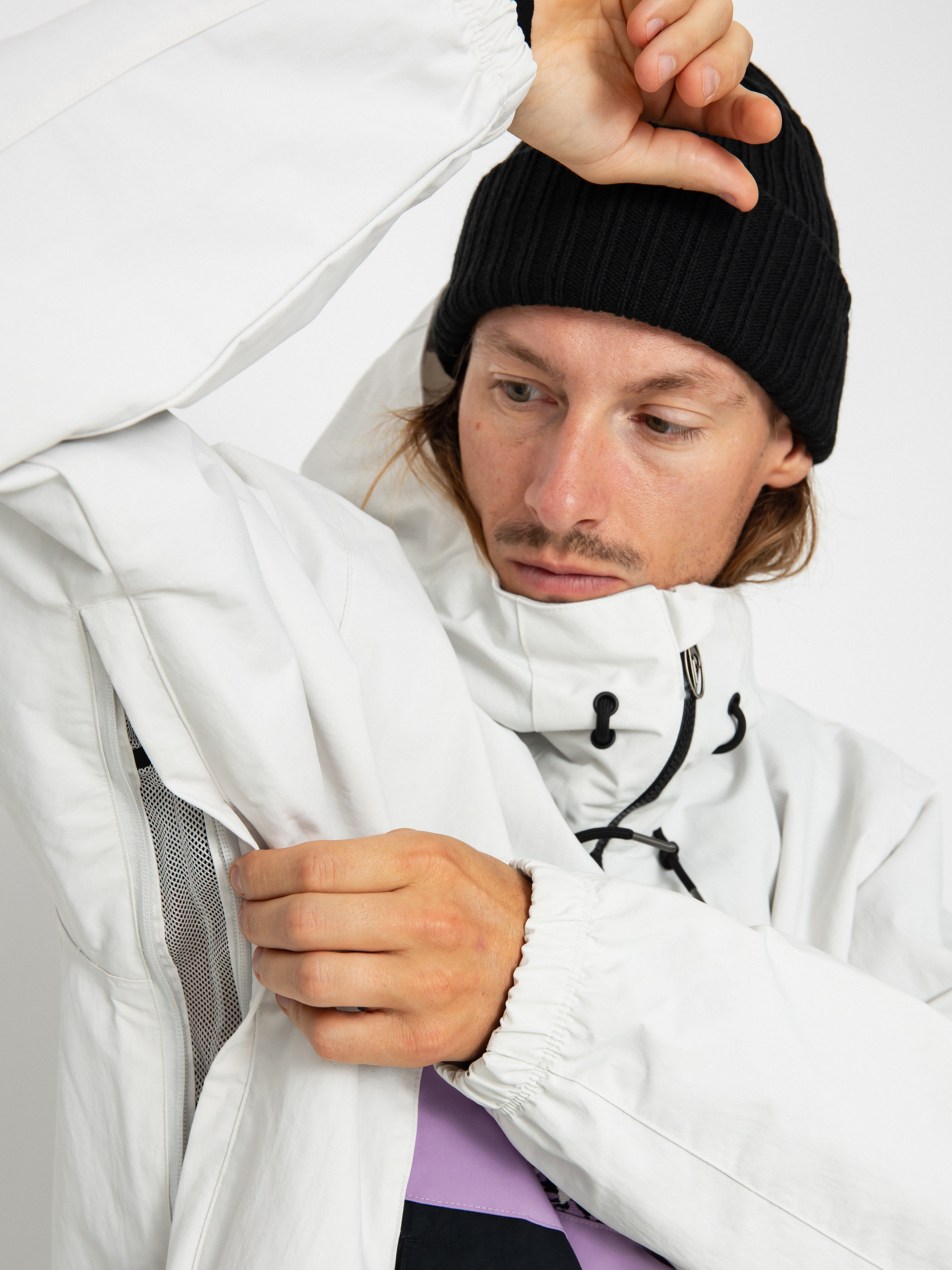 Pánská Snowboardová bunda Quiksilver Steeze (nimbus cloud)
