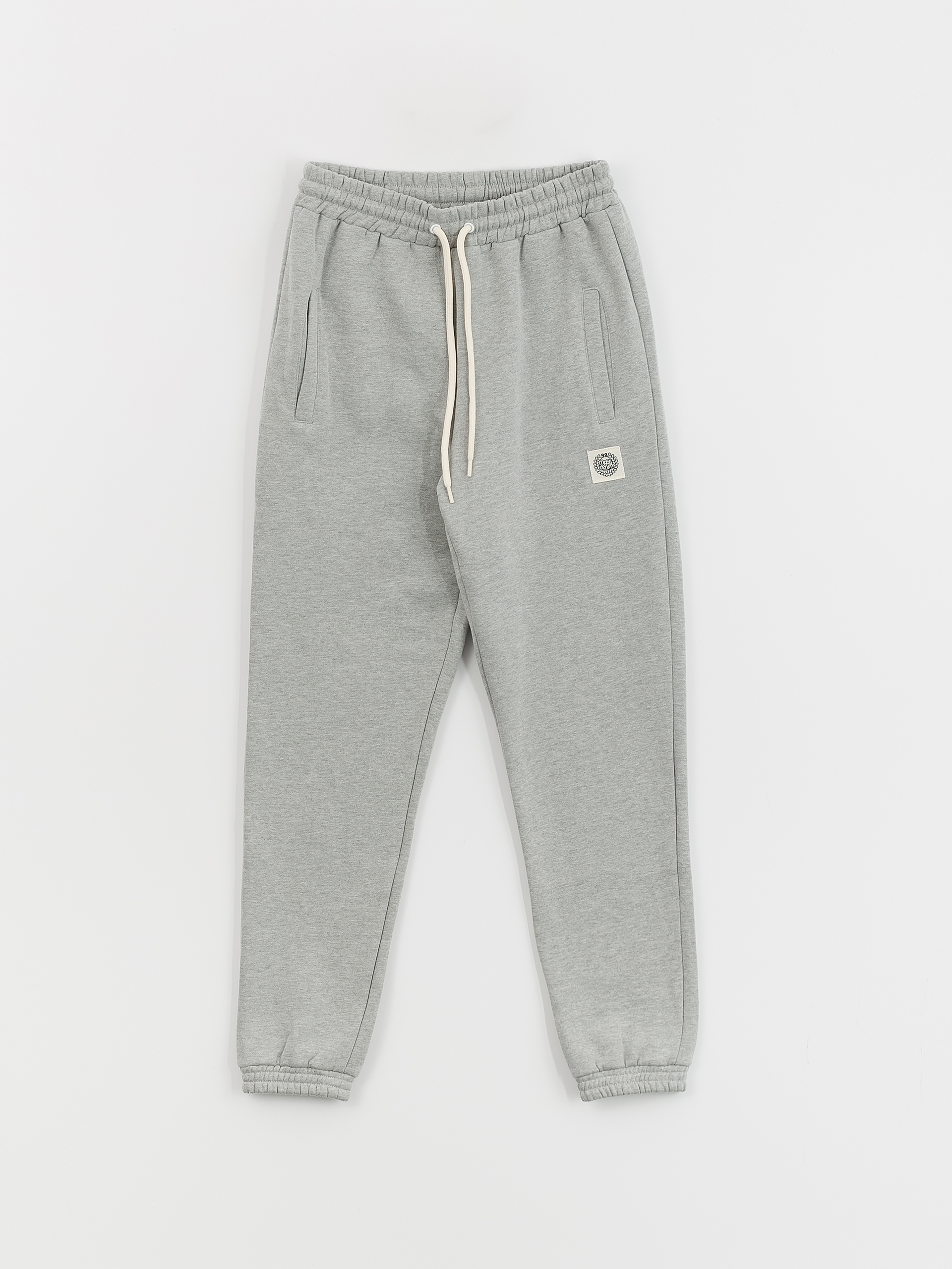 Kalhoty MassDnm Patch Straight Fit (light heather grey)