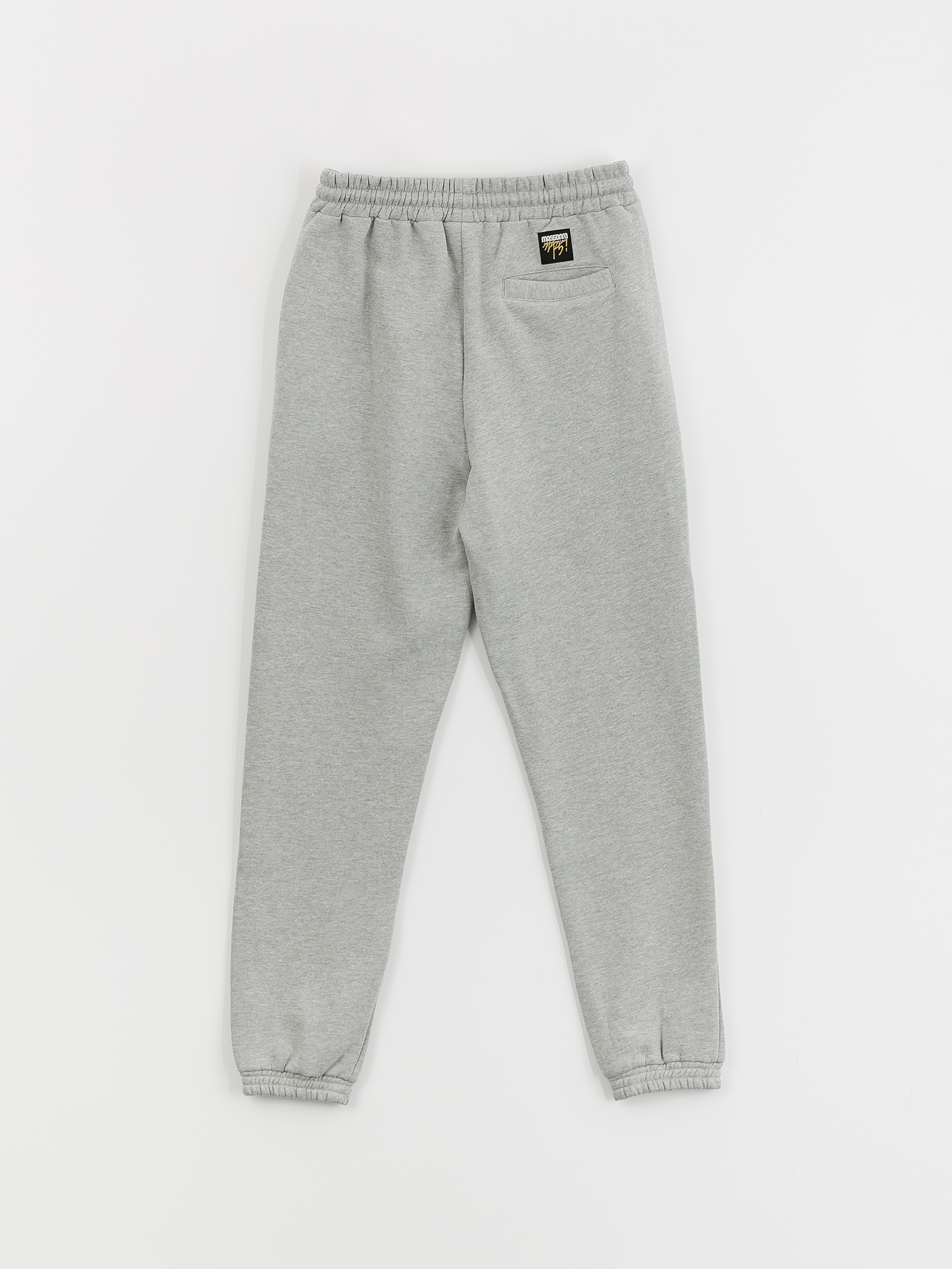 Kalhoty MassDnm Patch Straight Fit (light heather grey)