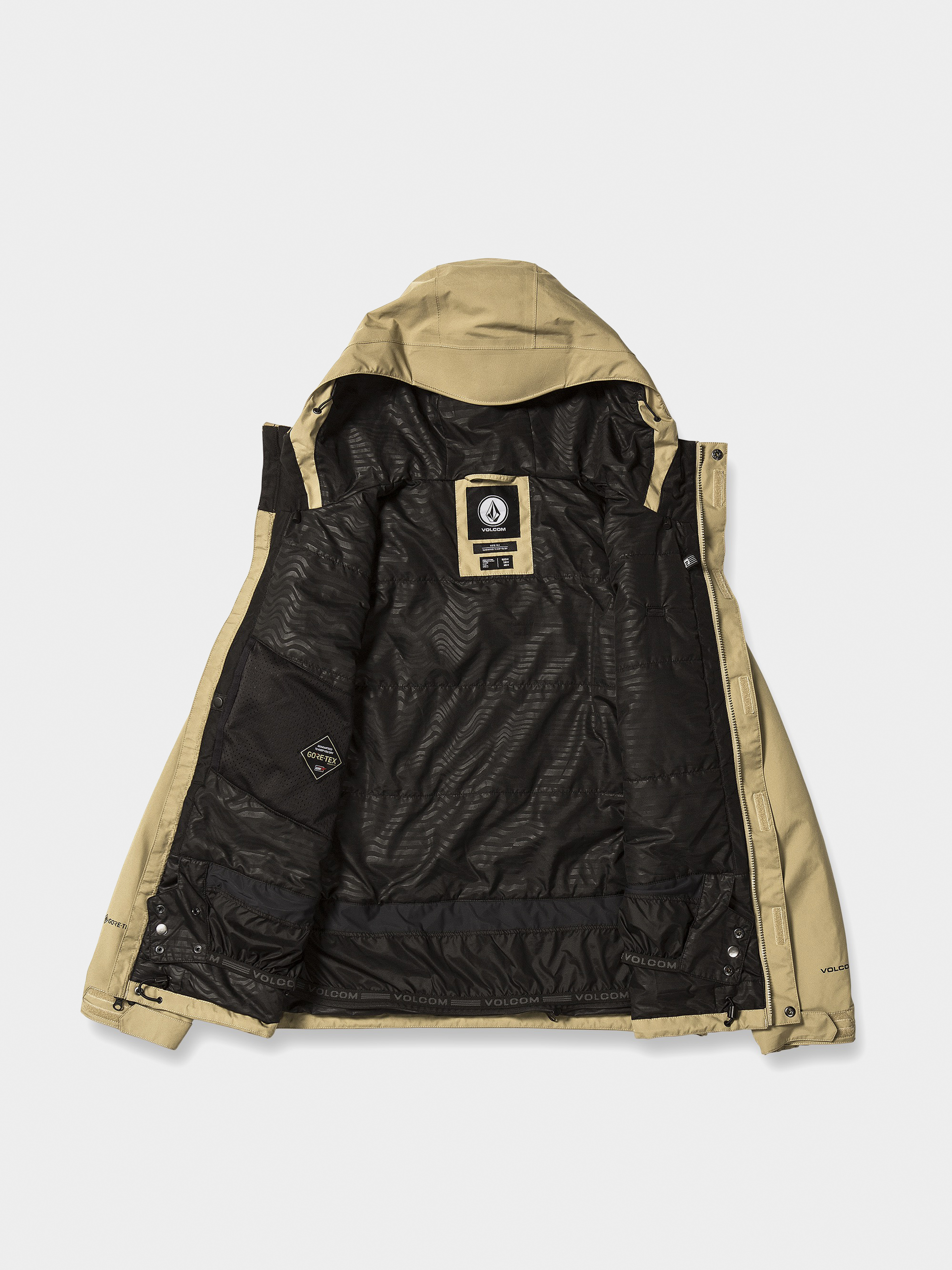 Pánská Snowboardová bunda Volcom Dua Gore Tex (dark khaki)