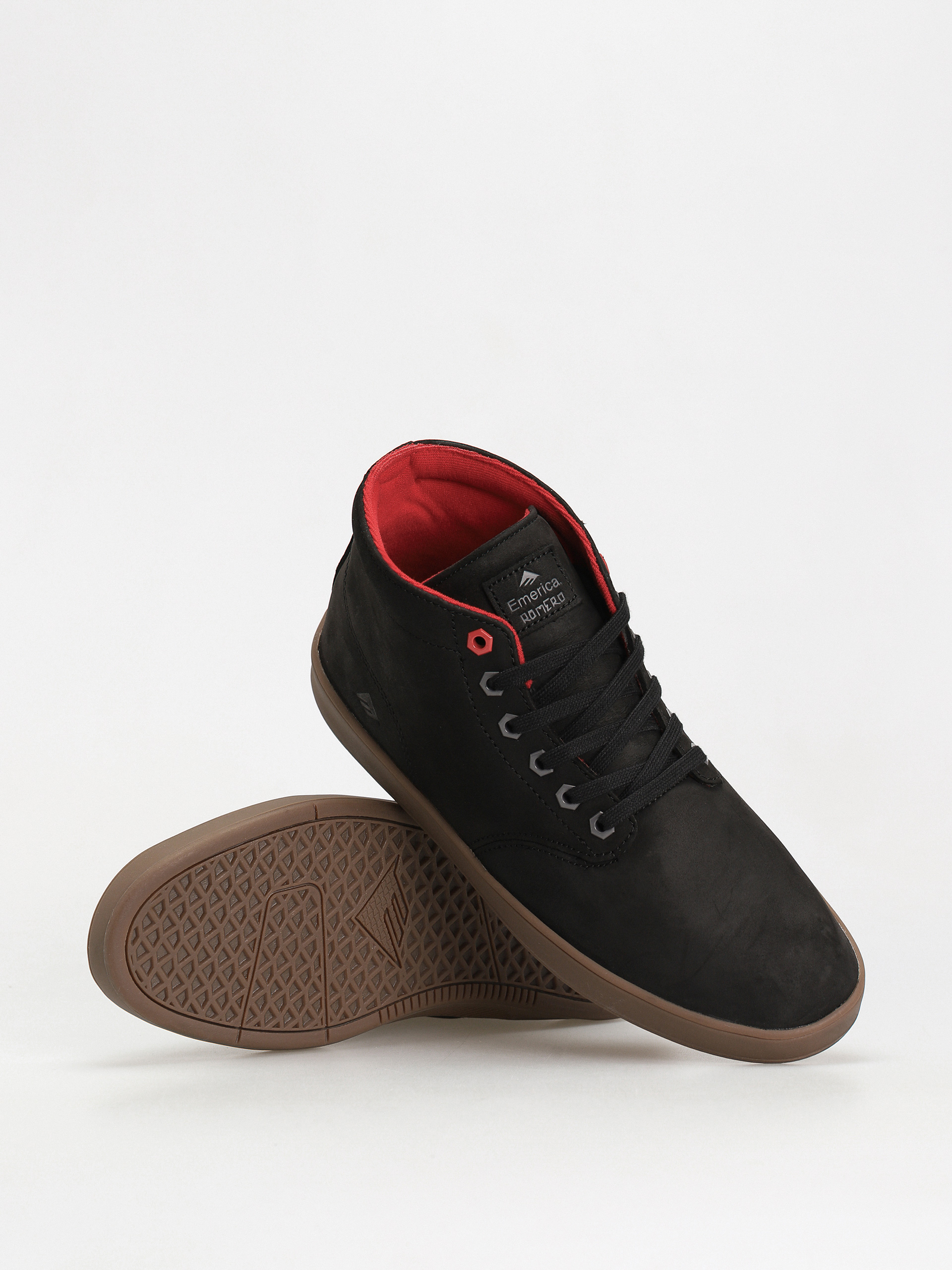 Boty Emerica Romero Laced High X Biltwell (black/gum)